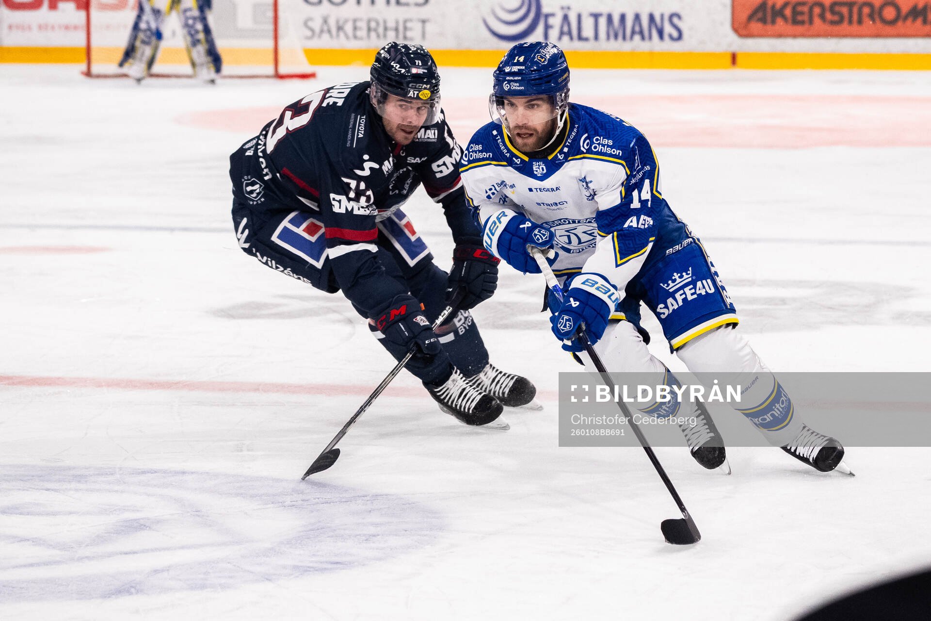 Linköpings Nicholas Shore och Leksands Oskar Lang