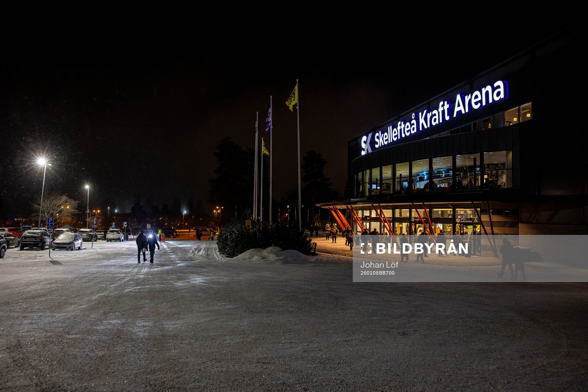 Skellefteå krav arena innan ishockeymatchen i SHL mellan
