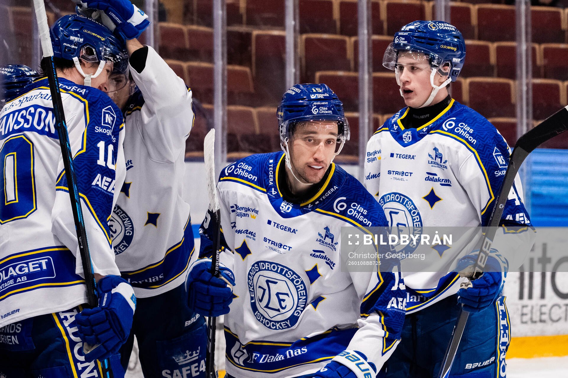 Leksands Max Veronneau jublar