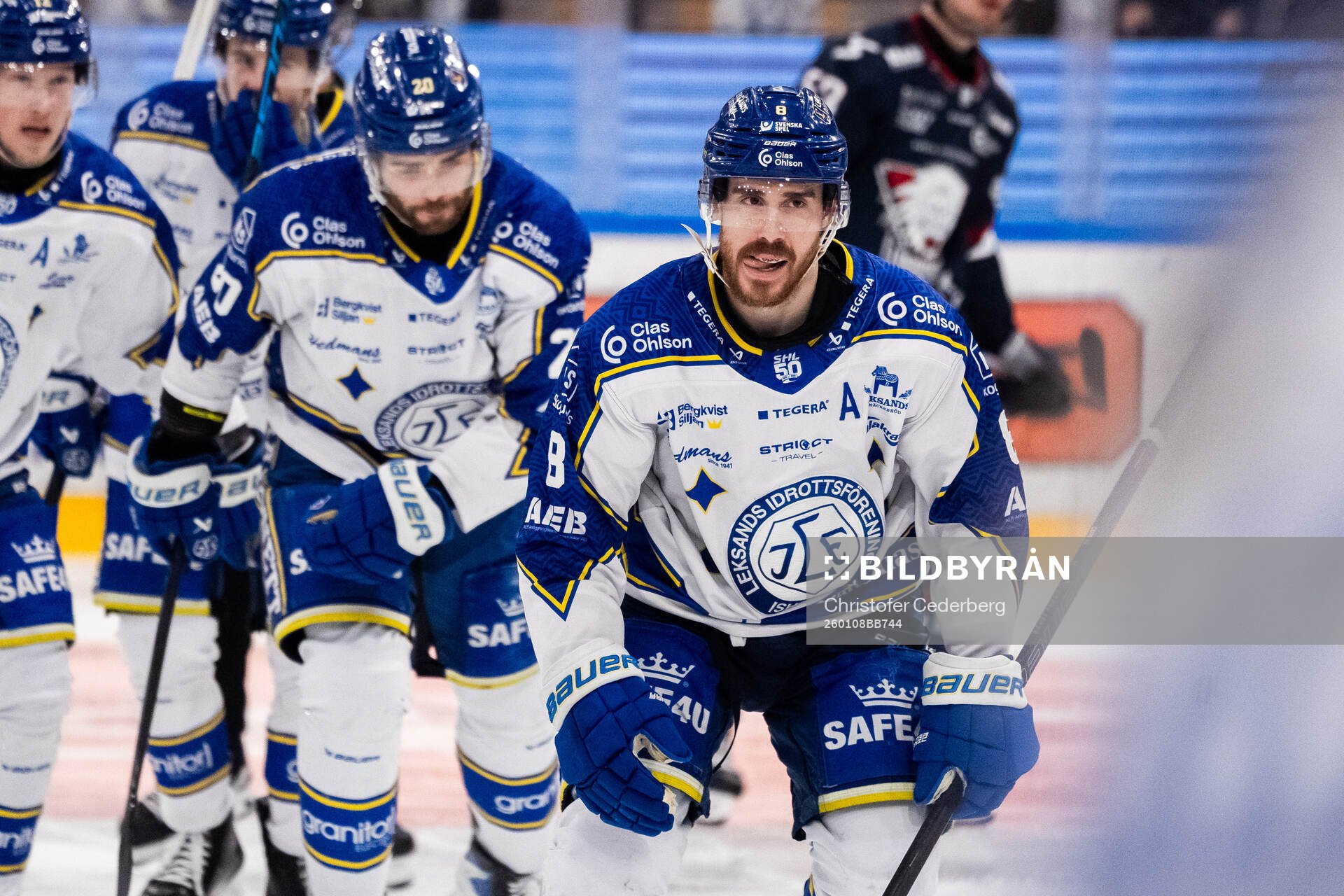 Leksands Matt Caito jublar
