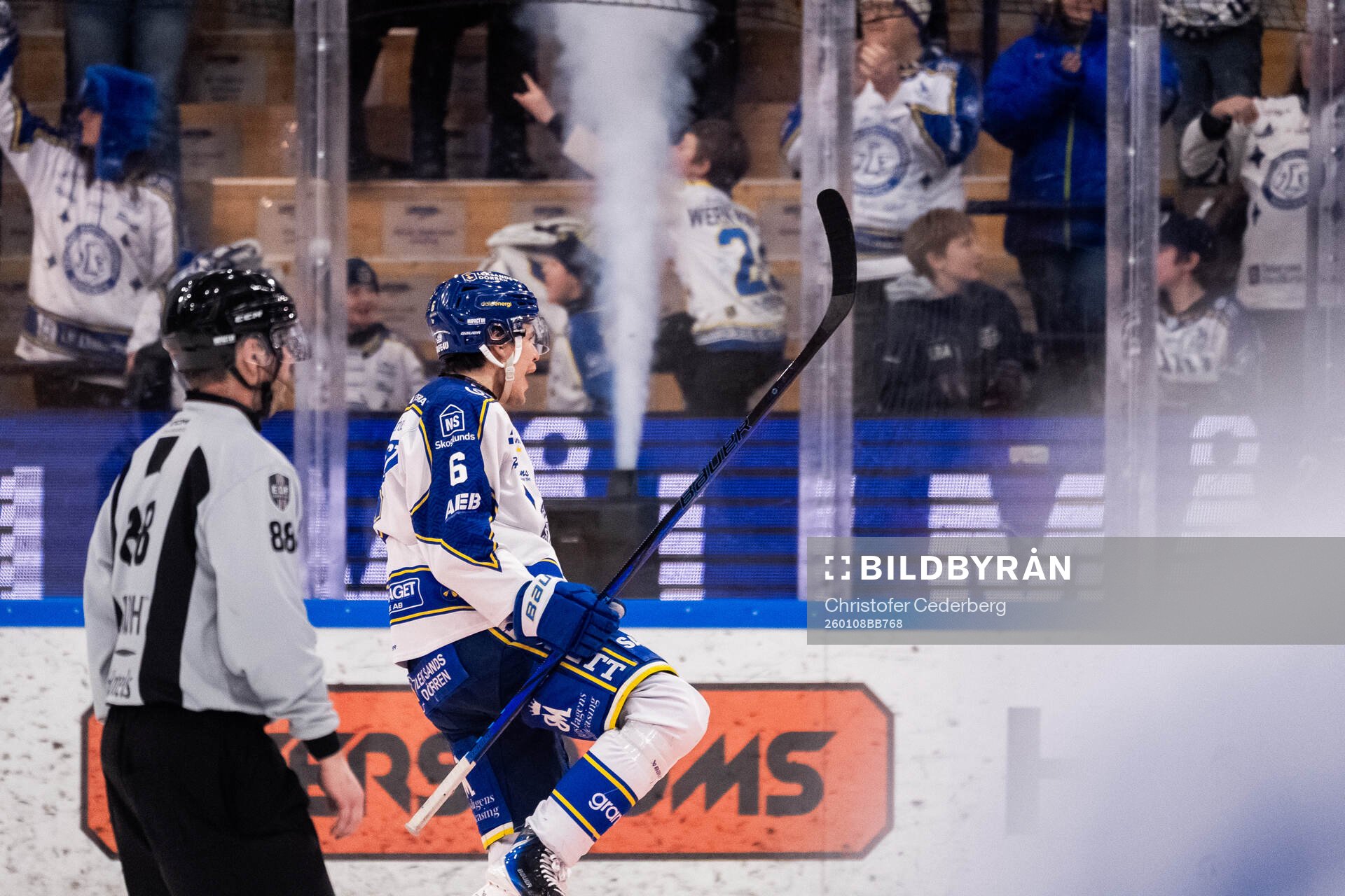 Leksands Alexander Lundqvist jublar
