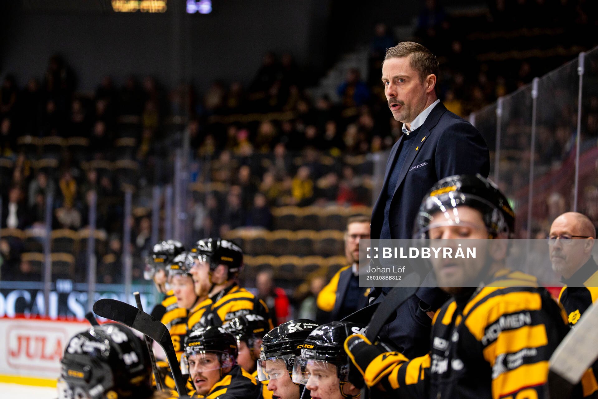 Skellefteås assisterande tränare Pierre Johnsson