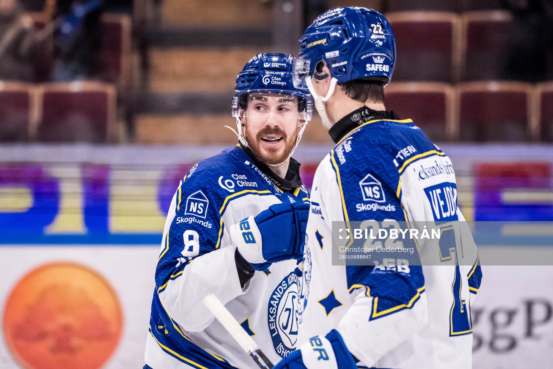 Leksands Matt Caito och Lukas Vejdemo