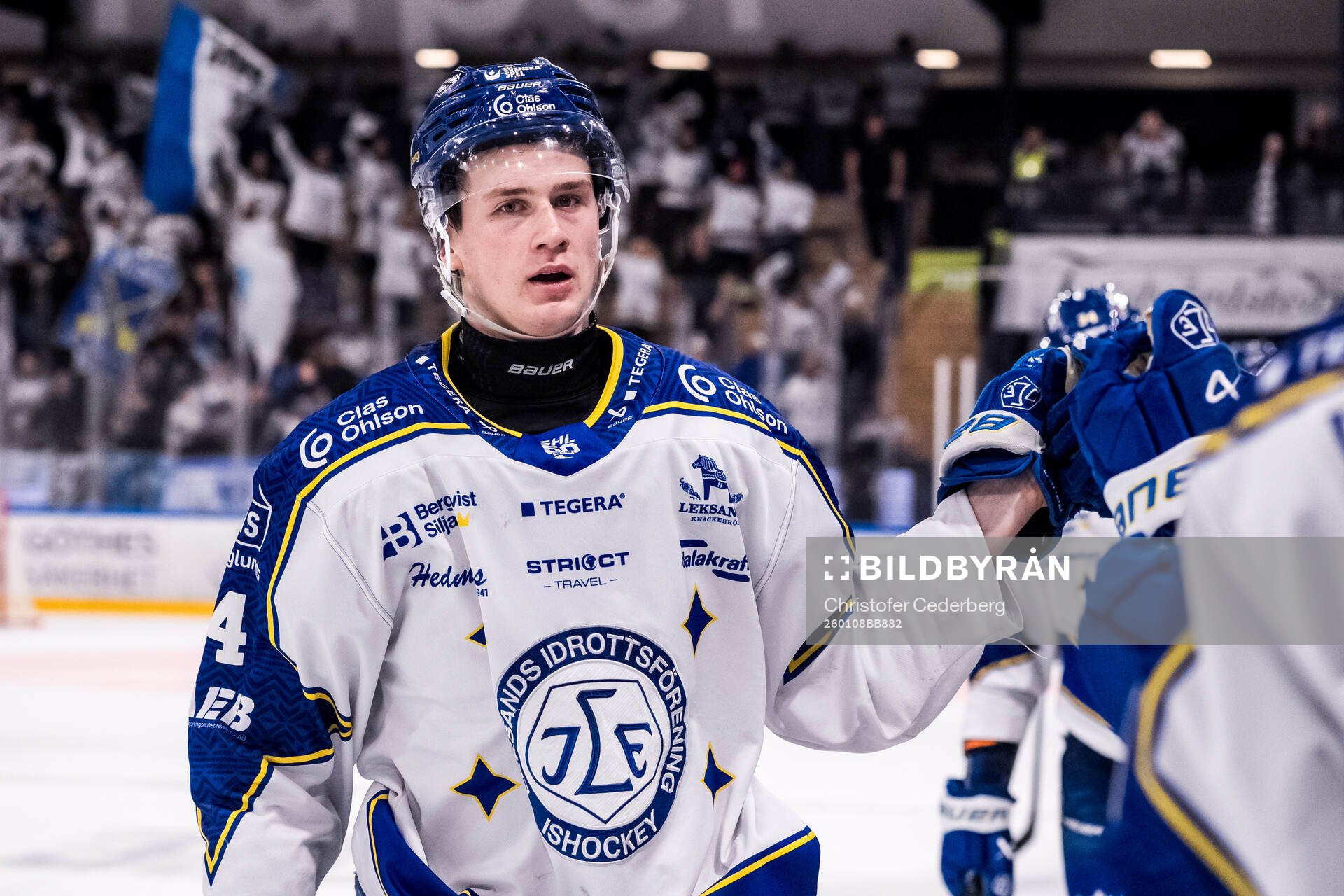 Leksands Tinus Luc Koblar jublar