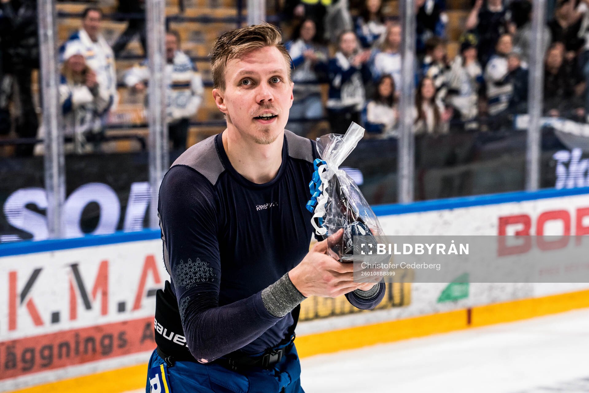 Leksands målvakt Marcus Gidlöf