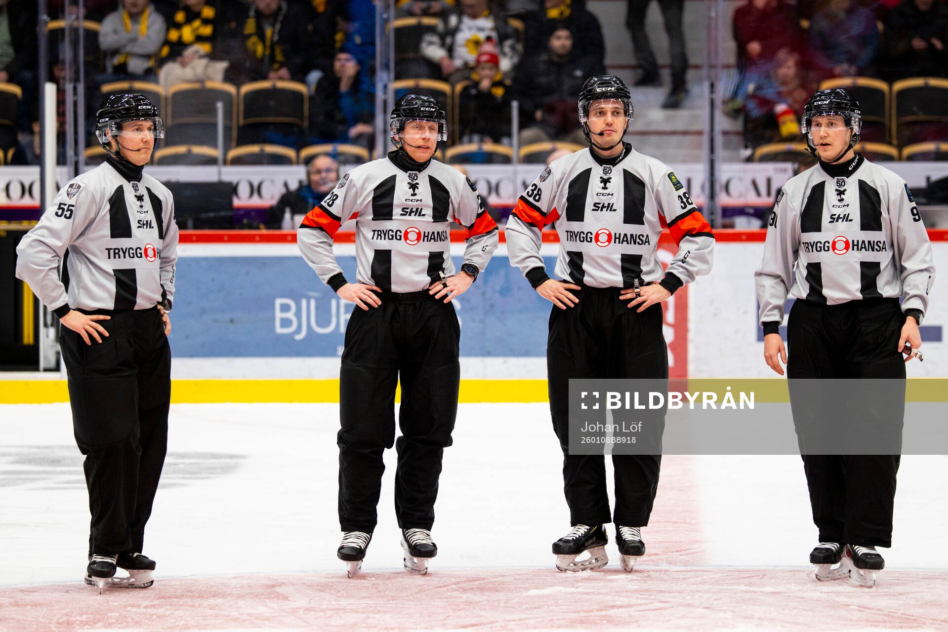 Domare Marcus Westman Mikael Holm Marcus Wannerstedt och