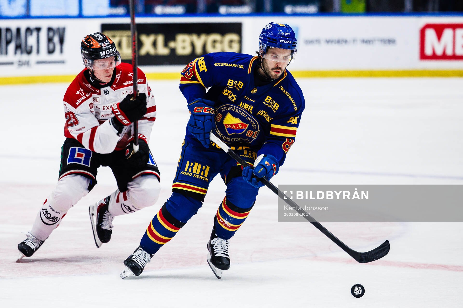 Örebros Egor Polin och Djurgårdens Oula Palve