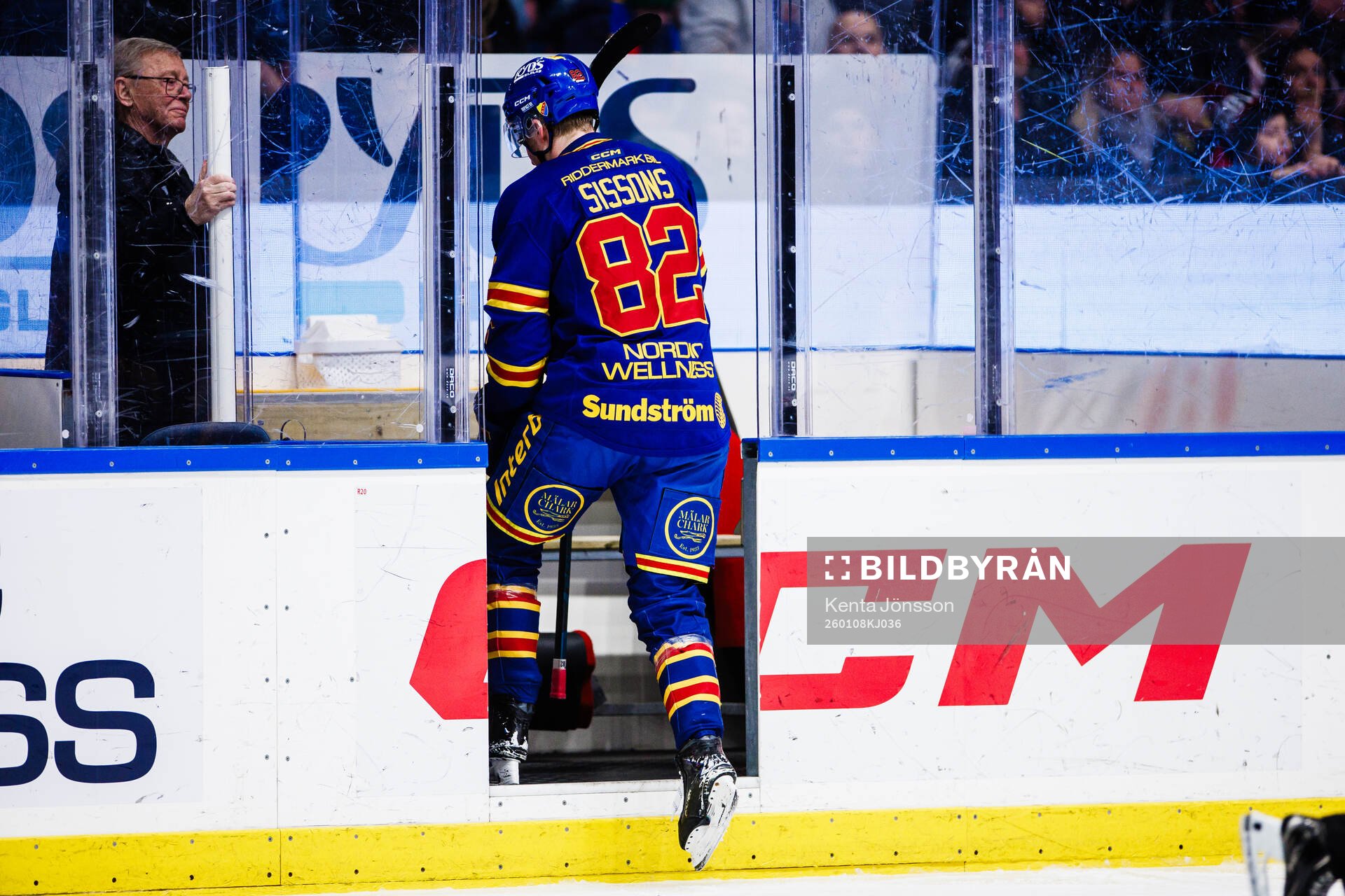 Djurgårdens Colby Sissons blir utvisad