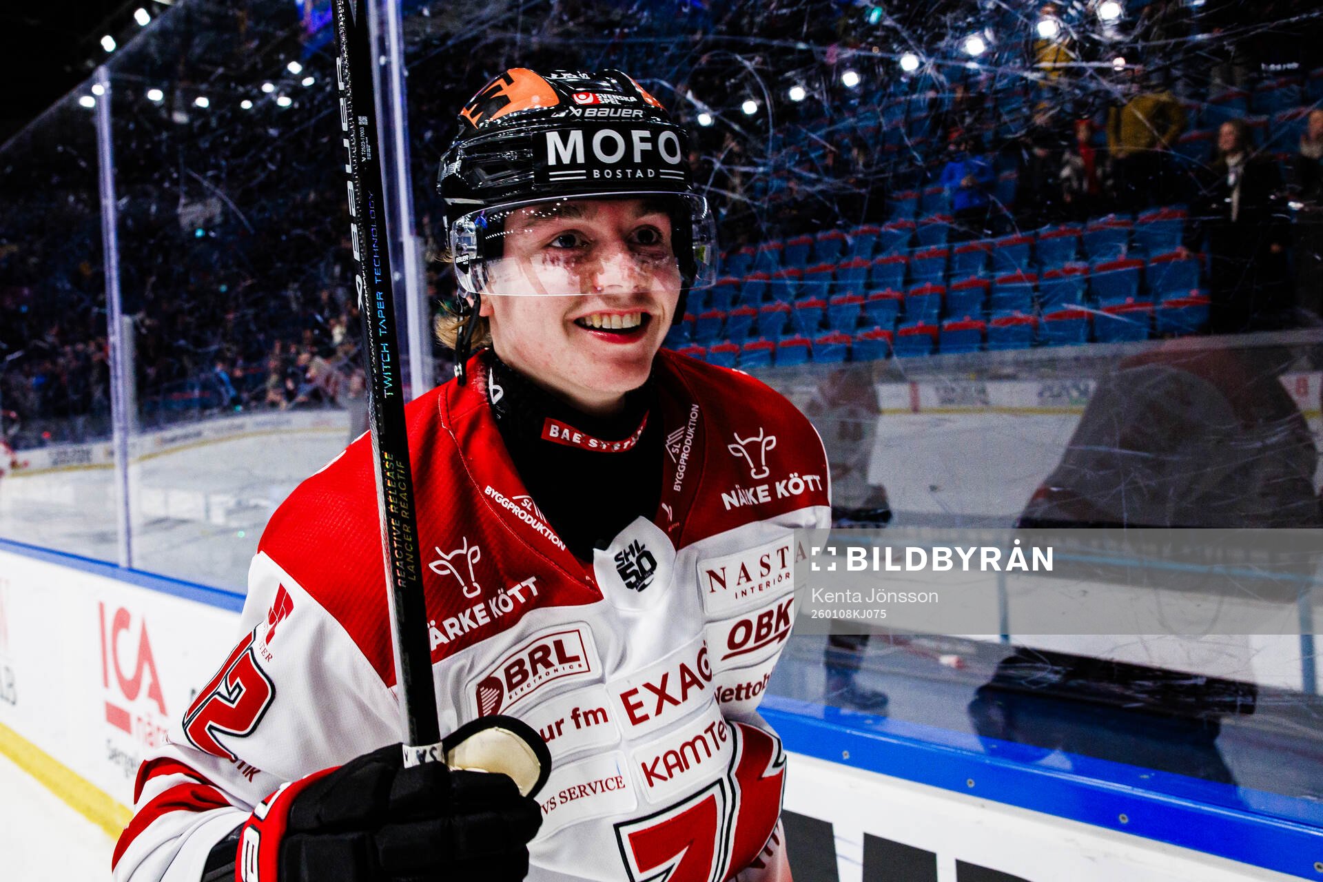 Örebros Noah Steen jublar