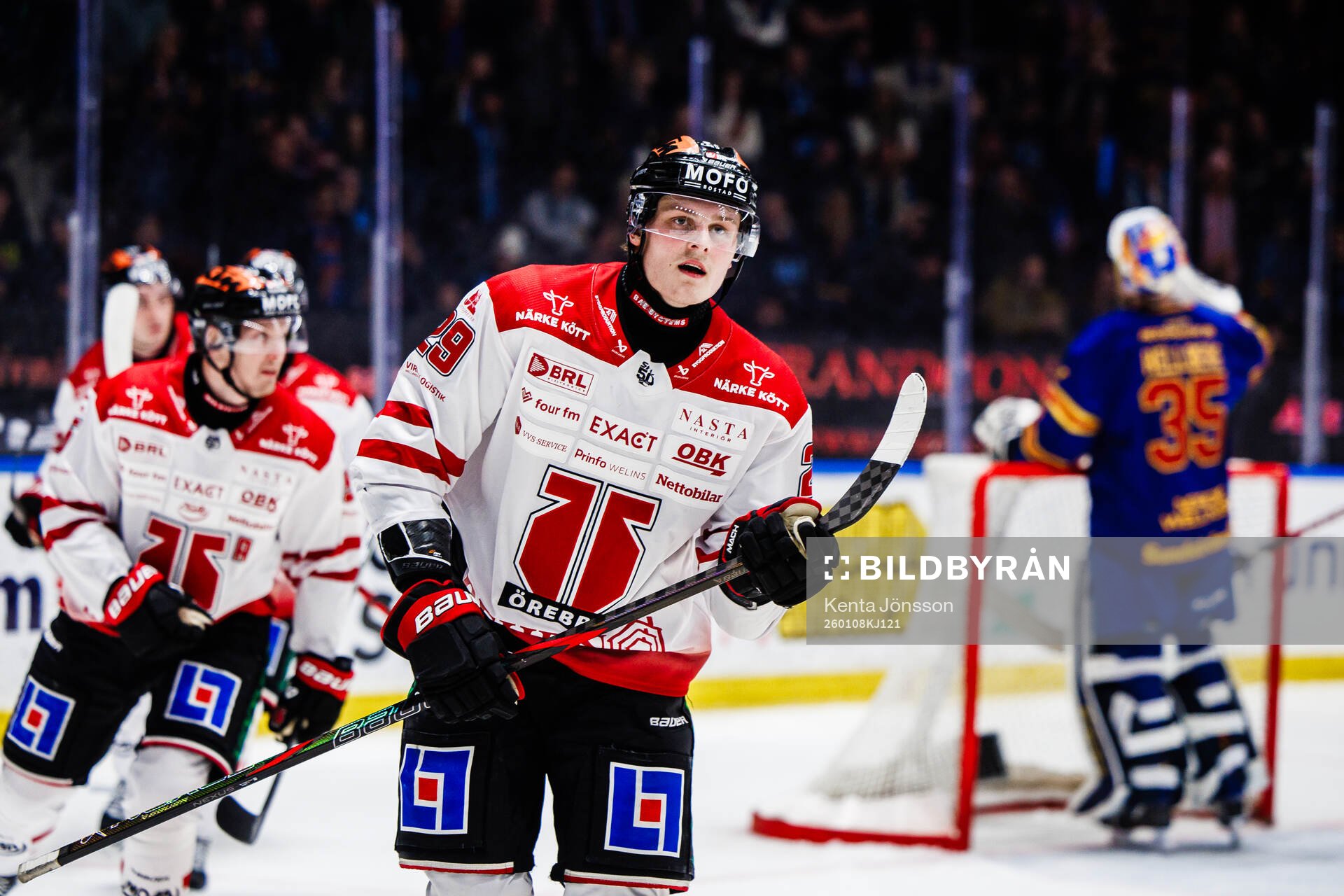 Örebros Milton Oscarson jublar