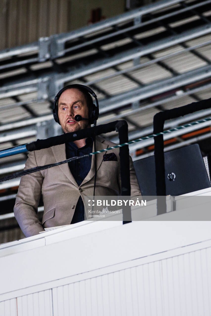 TV4s kommentator Johan Edlund