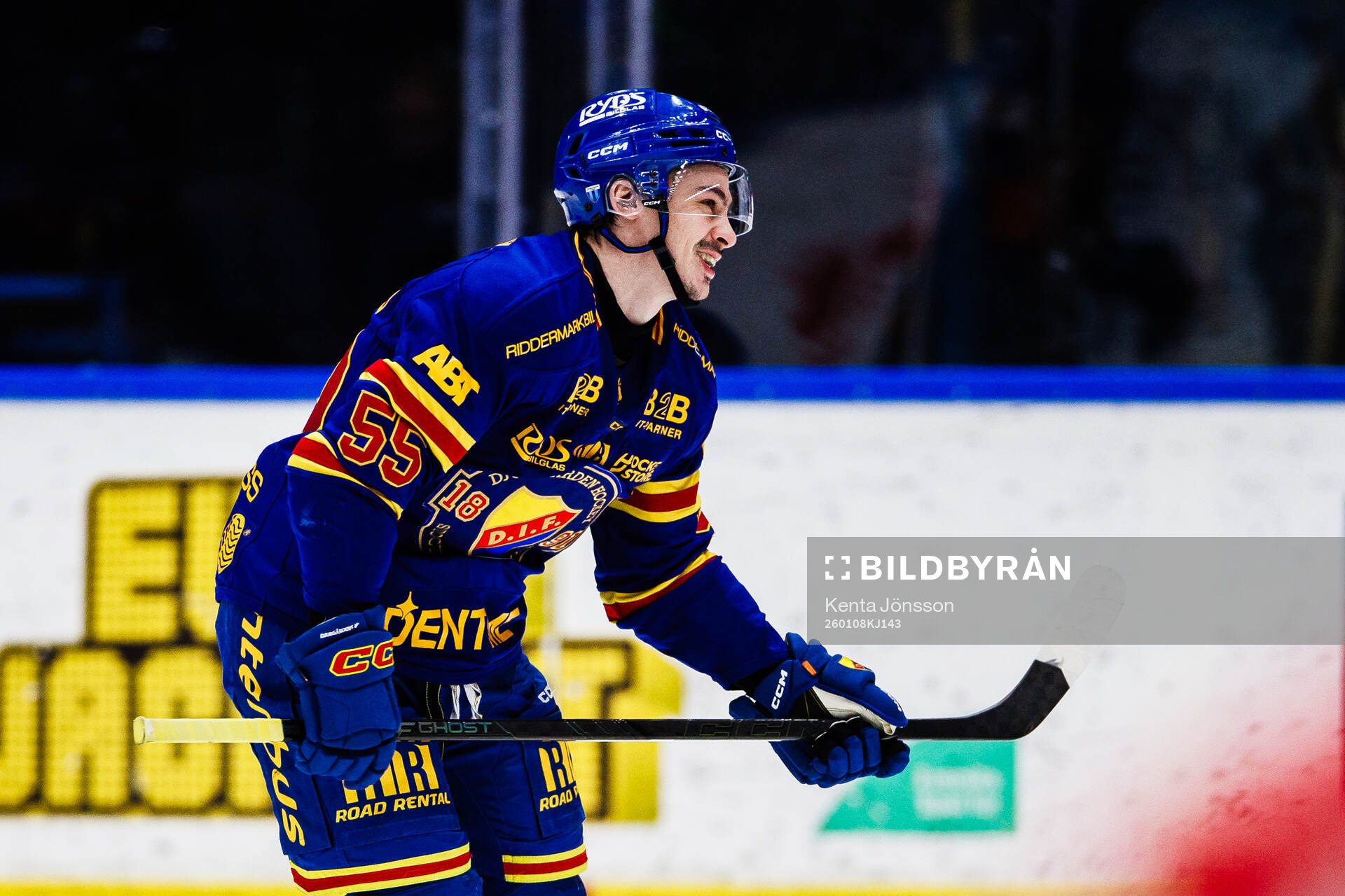 Djurgårdens Charles Hudon jublar