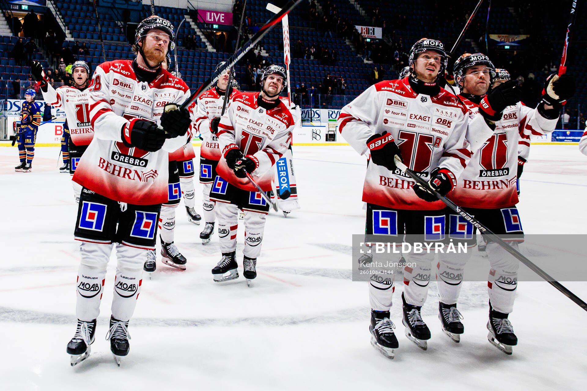 Örebros Linus Arnesson, Teemu Turunen. Kalle Kossila och