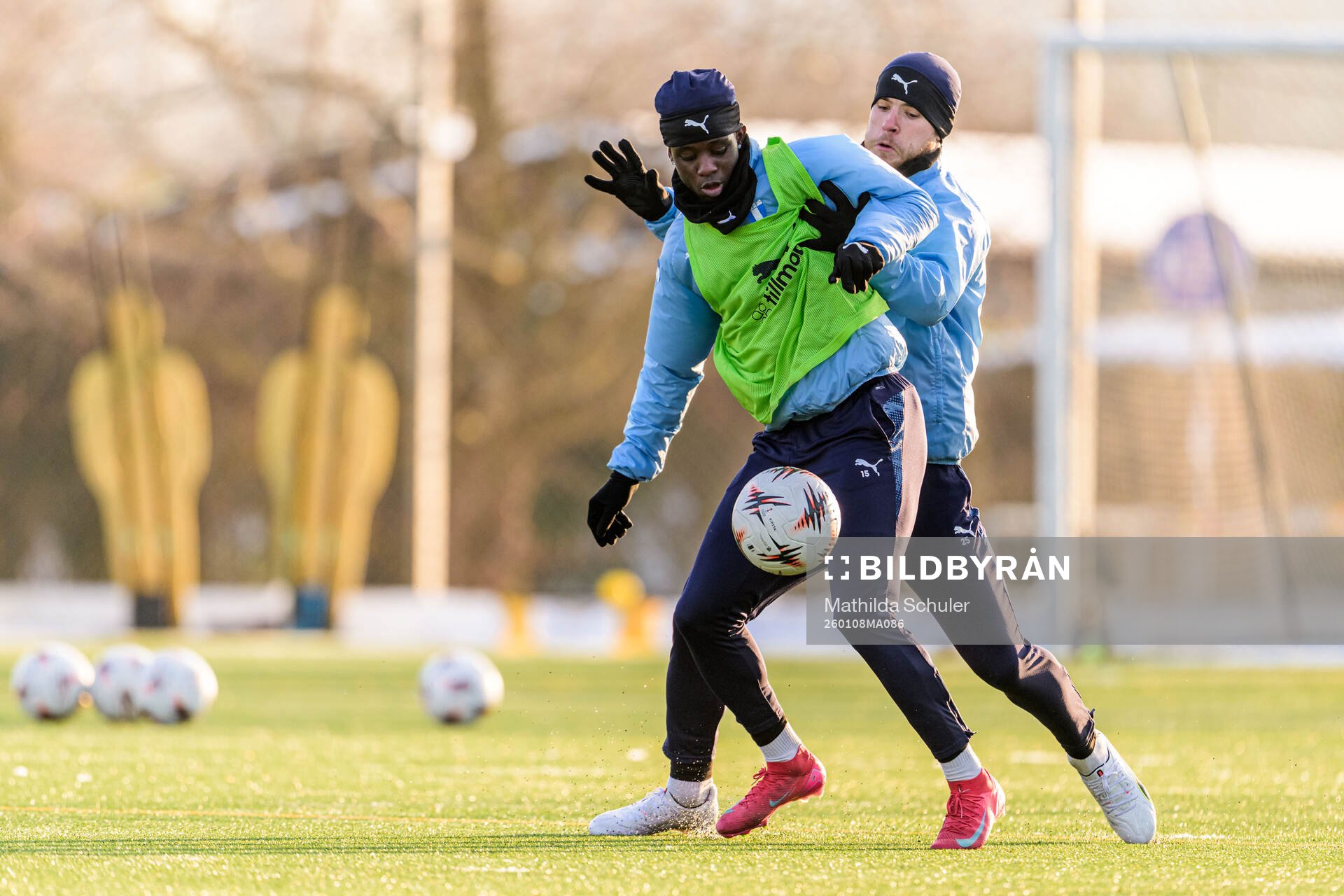 Salifou Soumah och Gabriel Busanello