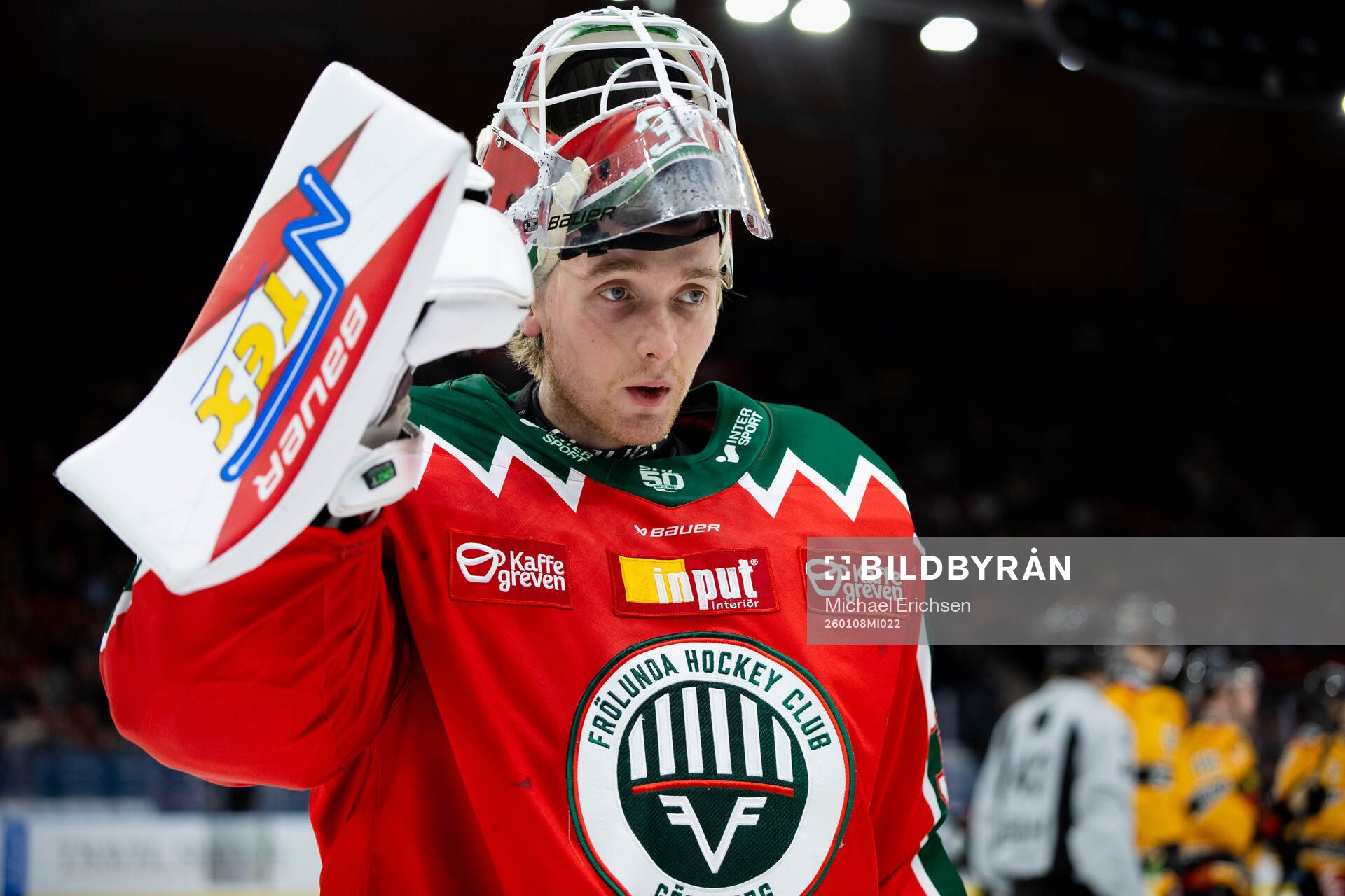 Frölundas målvakt Tobias Normann