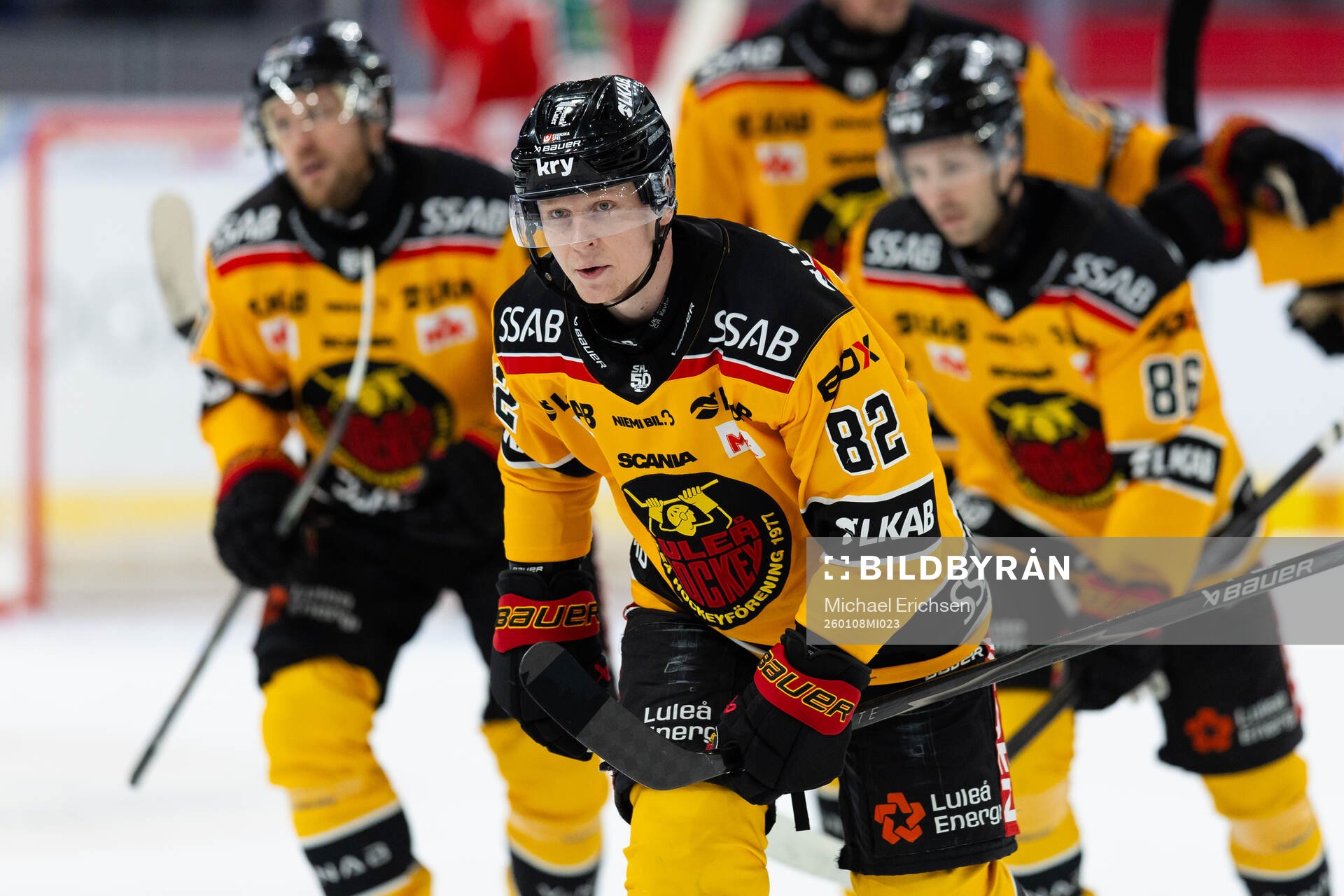 Luleås Otto Leskinen jublar