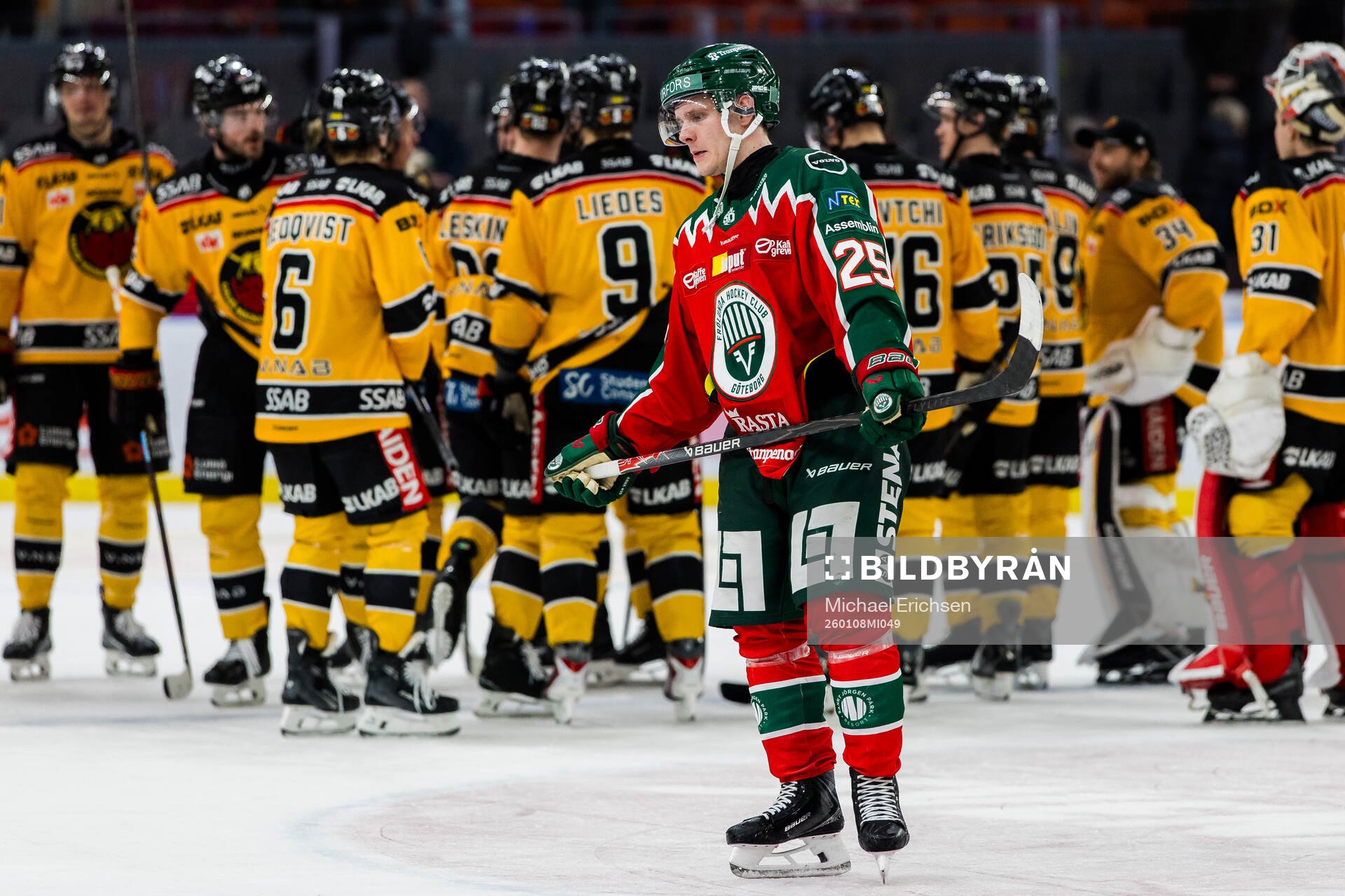 Frölundas Arttu Ruotsalainen deppar
