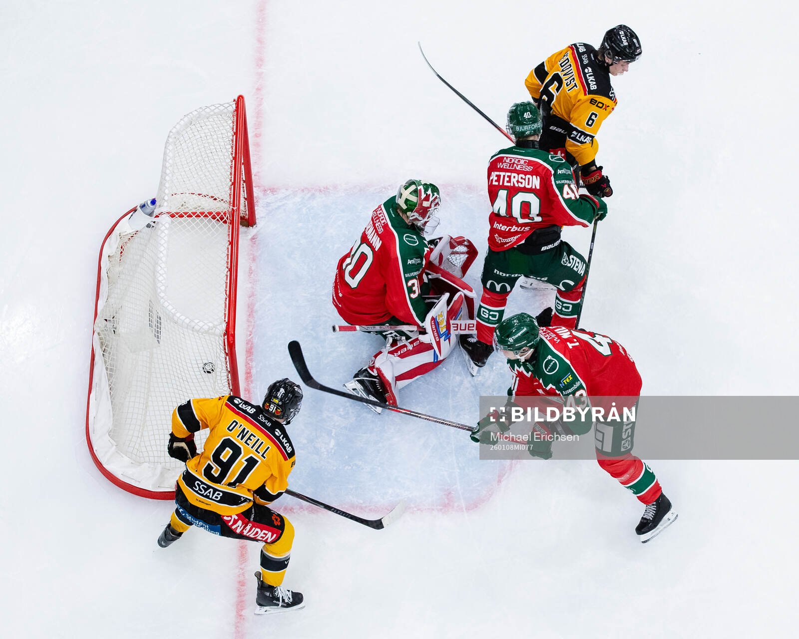 Luleås Isac Hedqvist styr in 0-2 i mål bakom Frölundas