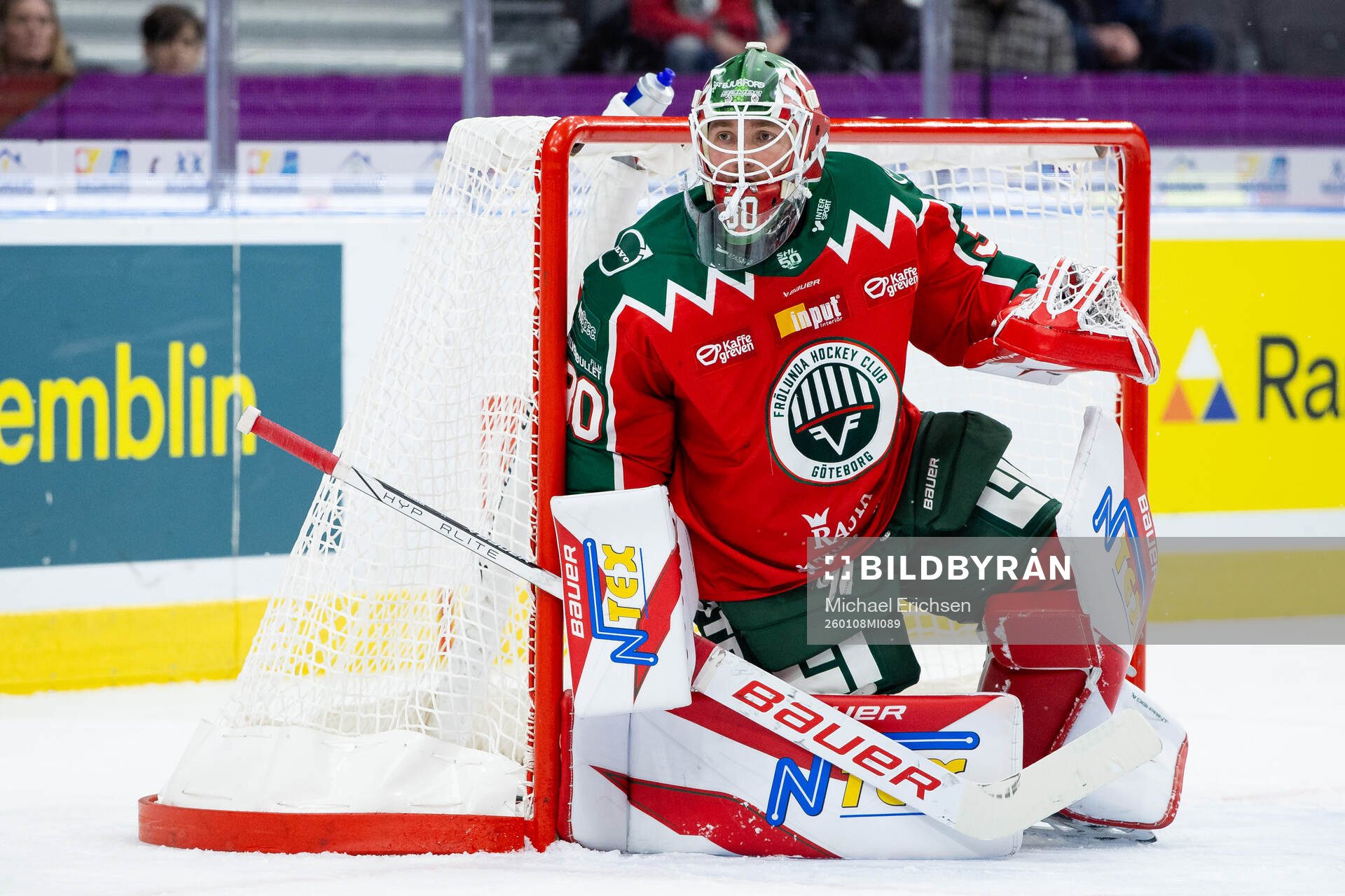 Frölundas målvakt Tobias Normann