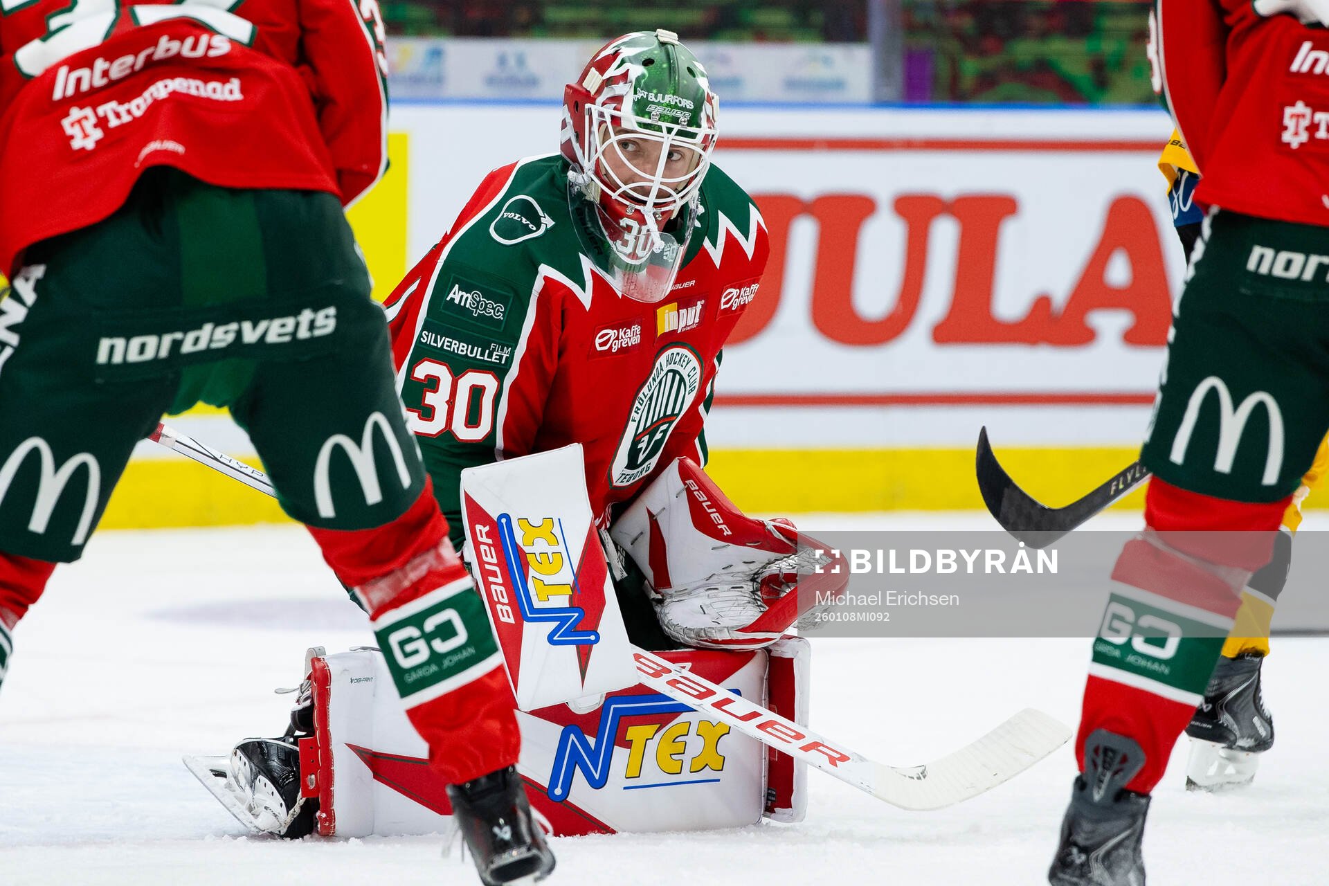 Frölundas målvakt Tobias Normann