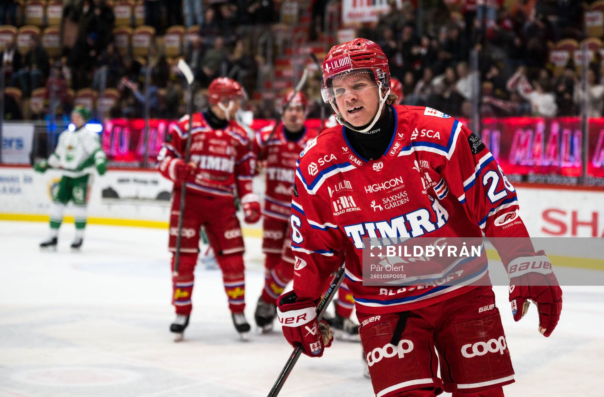 Timrås Anton Heikkinen jublar