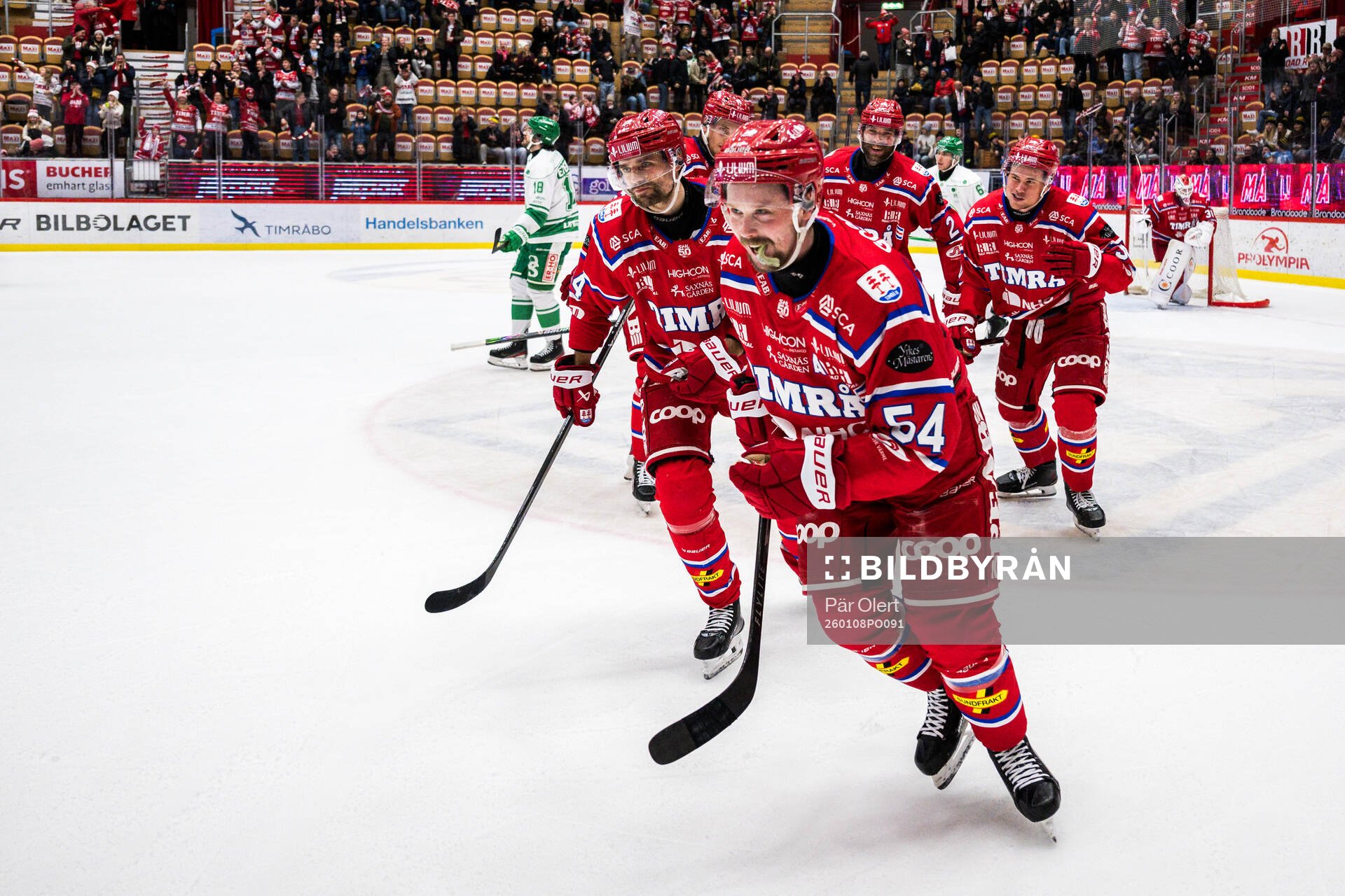 Timrås Jonathan Dahlén jublar