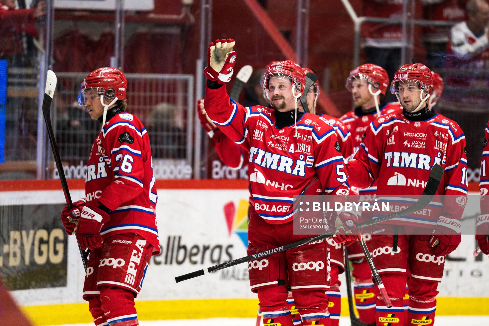 Timrås Jonathan Dahlén jublar