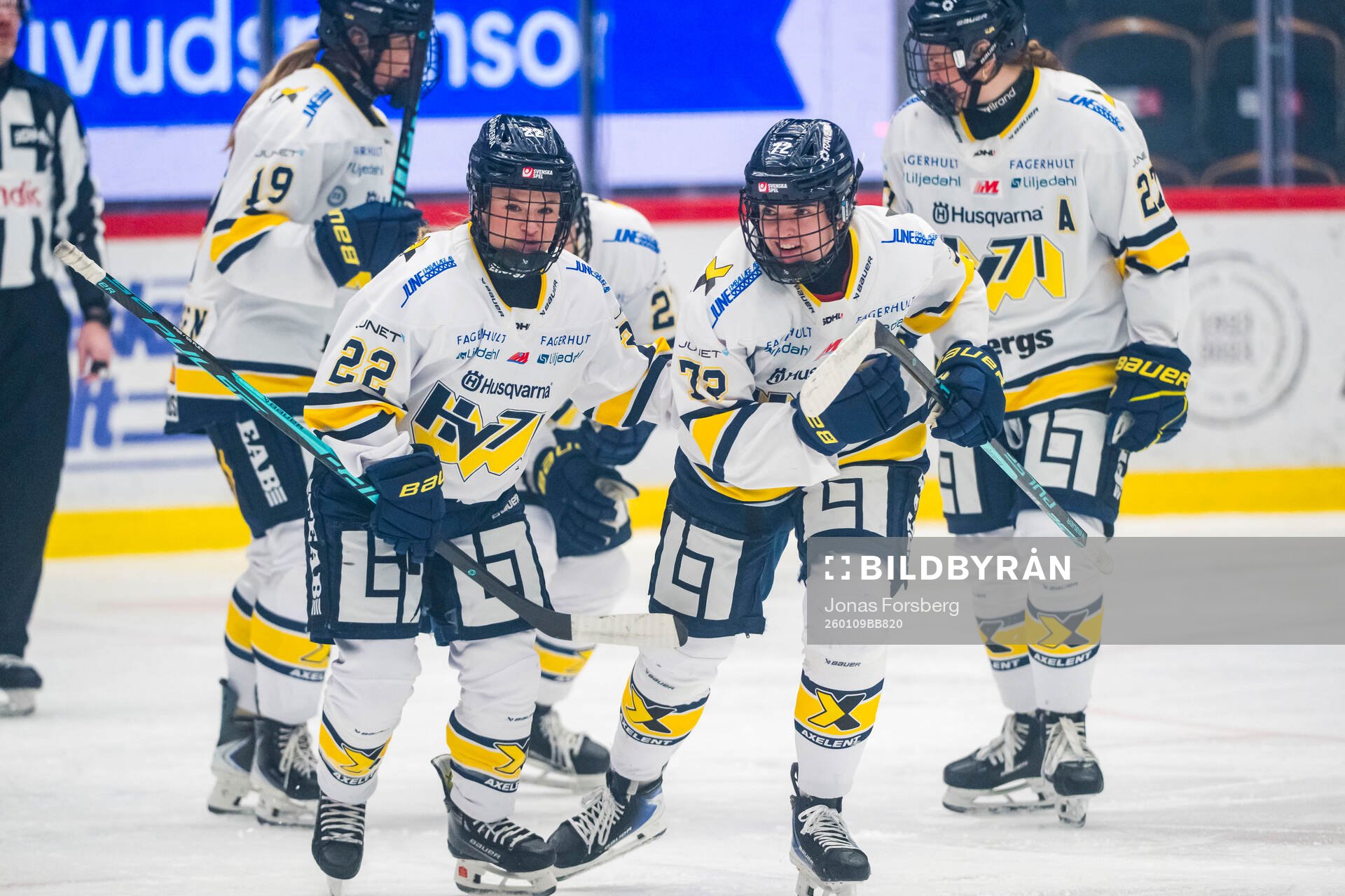 HV71s Kennedy Bobyck och Rachel Weiss