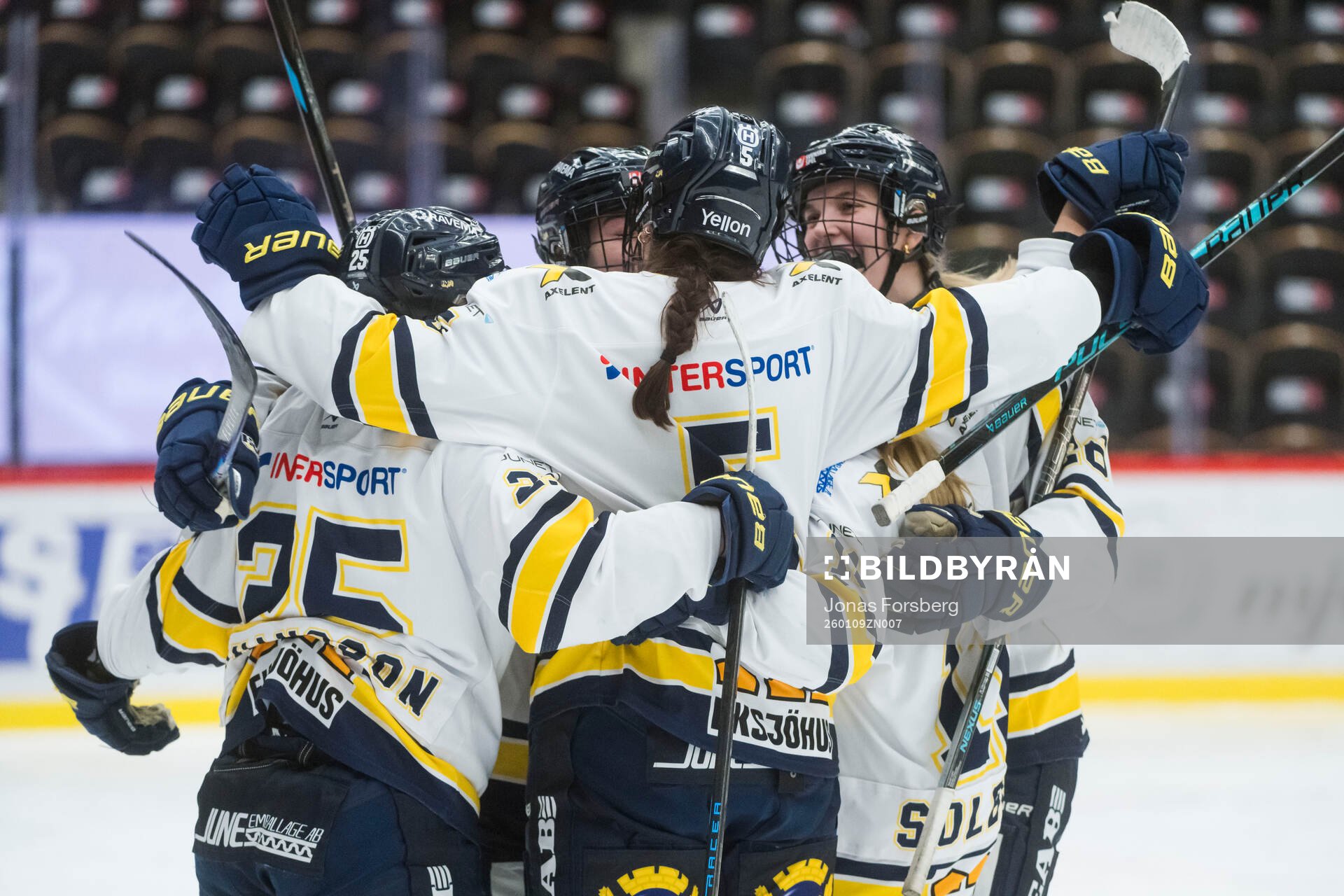 HV71s spelare jublar