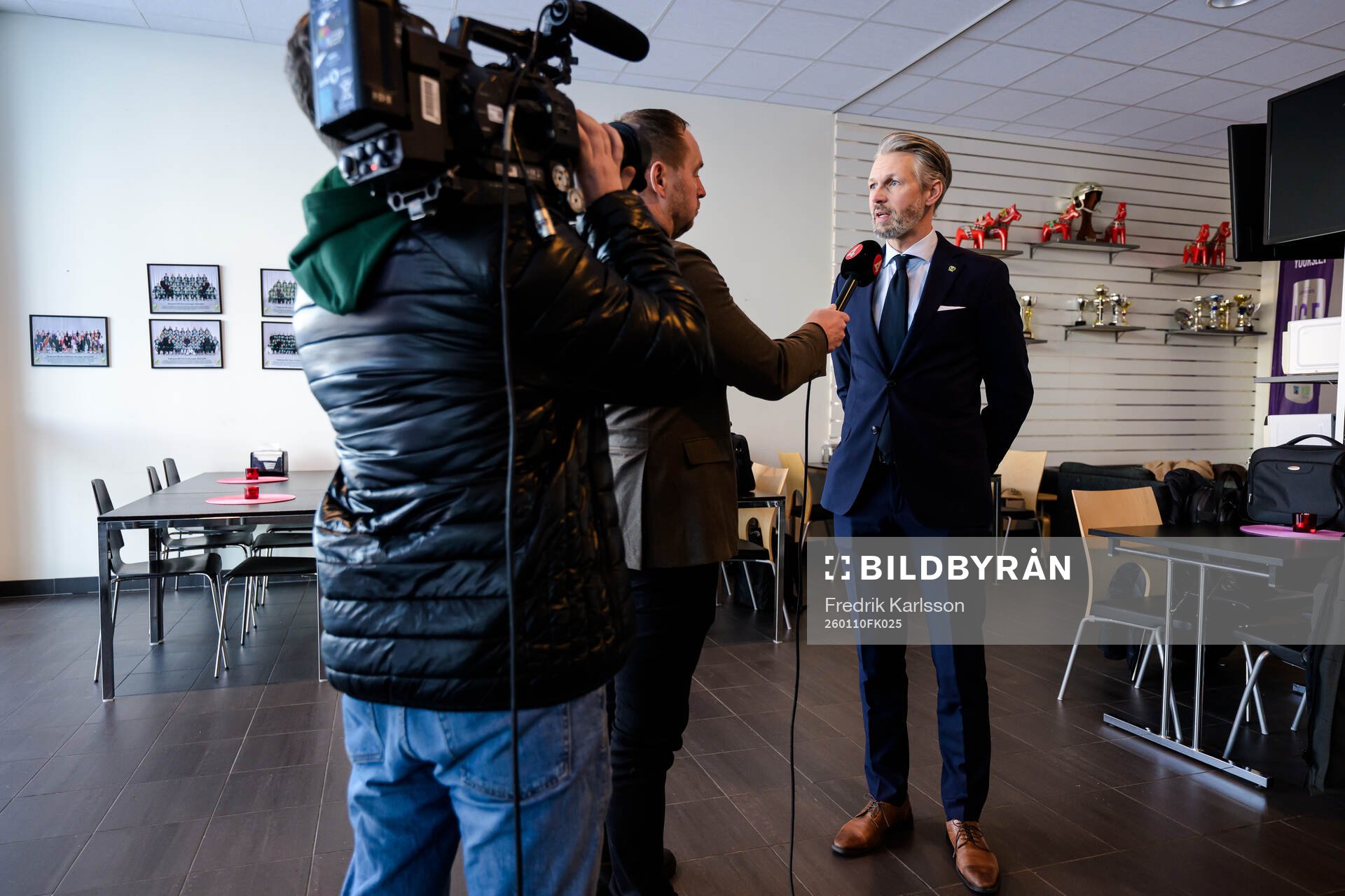 Färjestads Sportdirektör Rickard Wallin