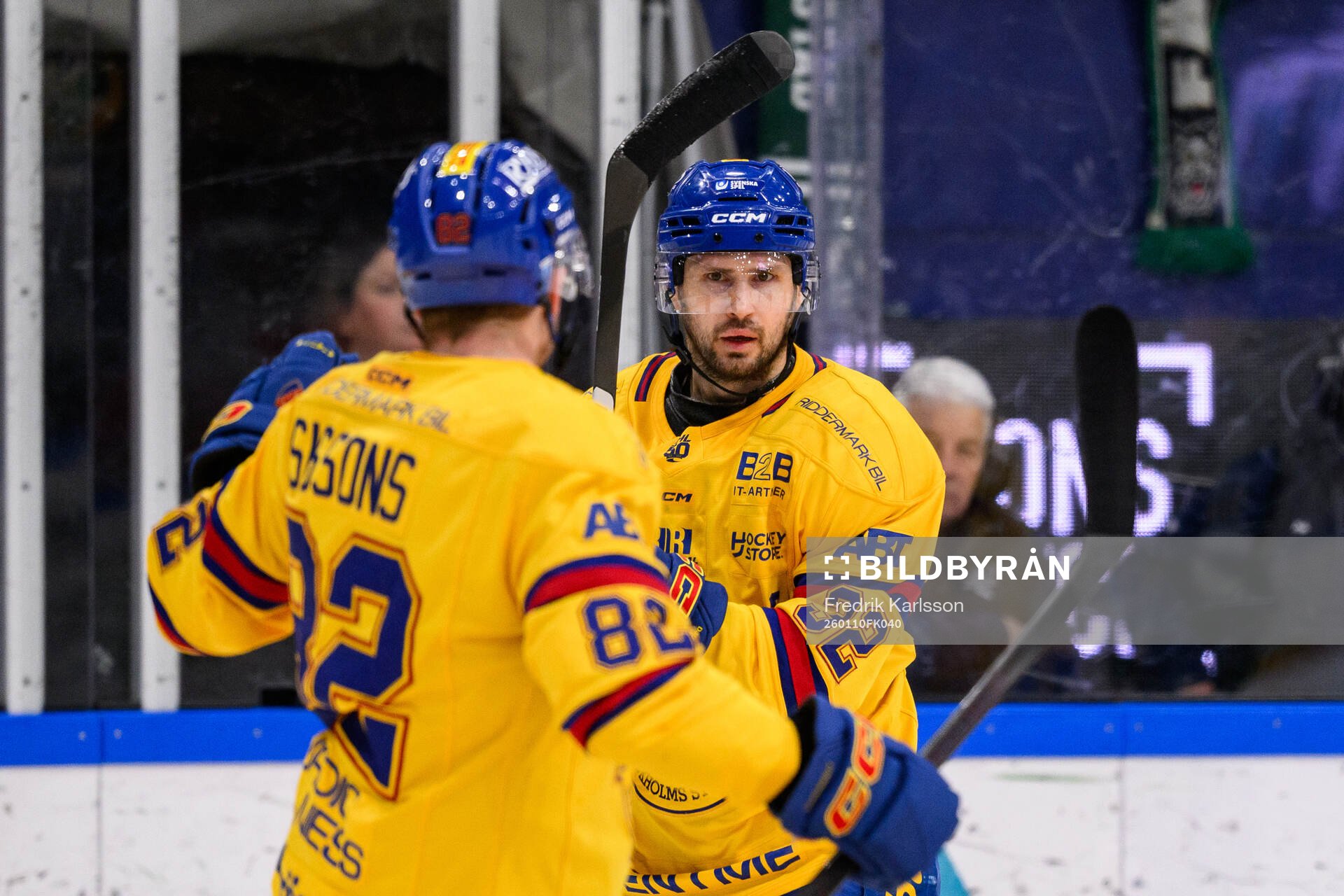 Djurgårdens Marcus Krüger jublar