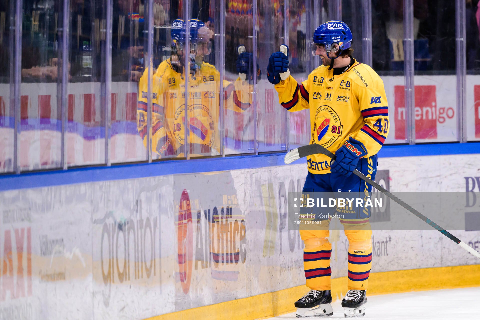 Djurgårdens Jacob Josefson jublar