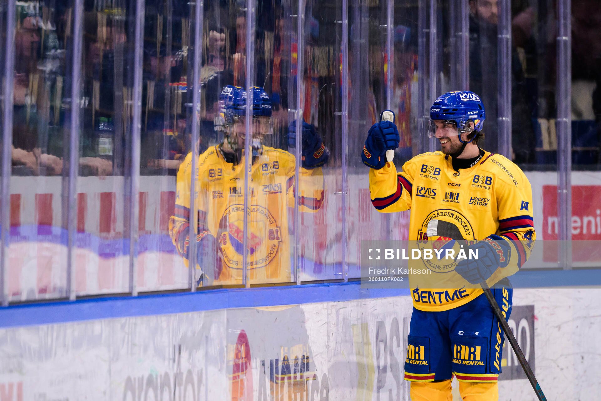 Djurgårdens Jacob Josefson jublar