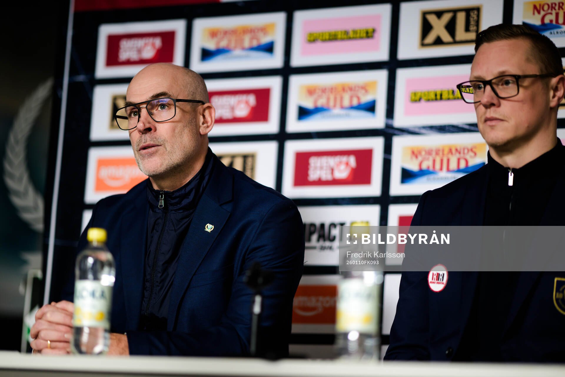 Färjestads tränare Christer Olsson och Djurgårdens