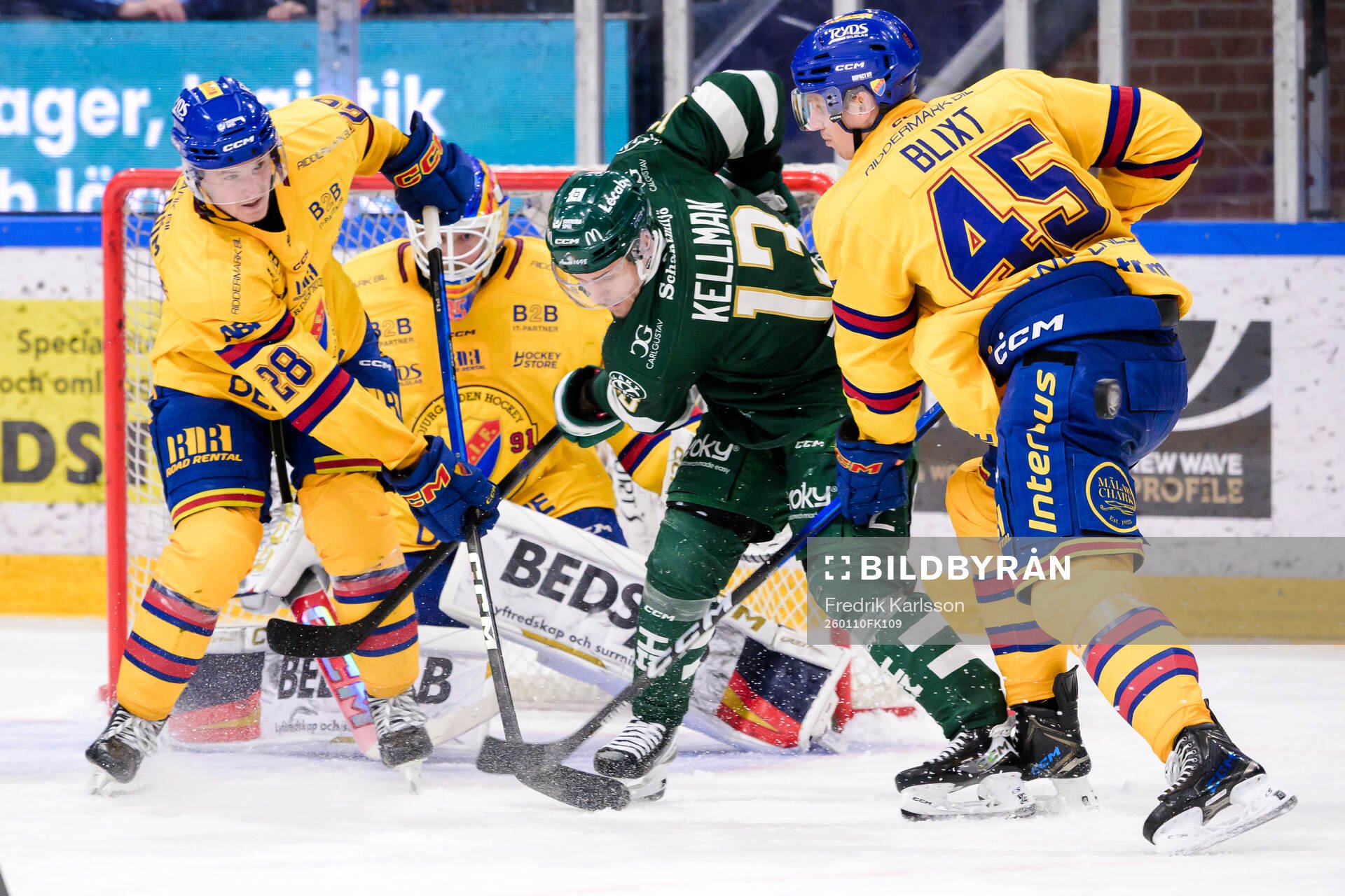 Djurgårdens Gustav Lindström och Hugo Blixt