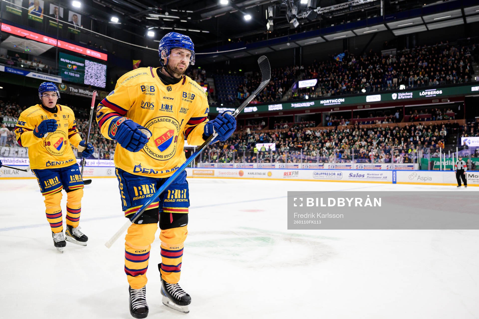 Djurgårdens Marcus Krüger jublar