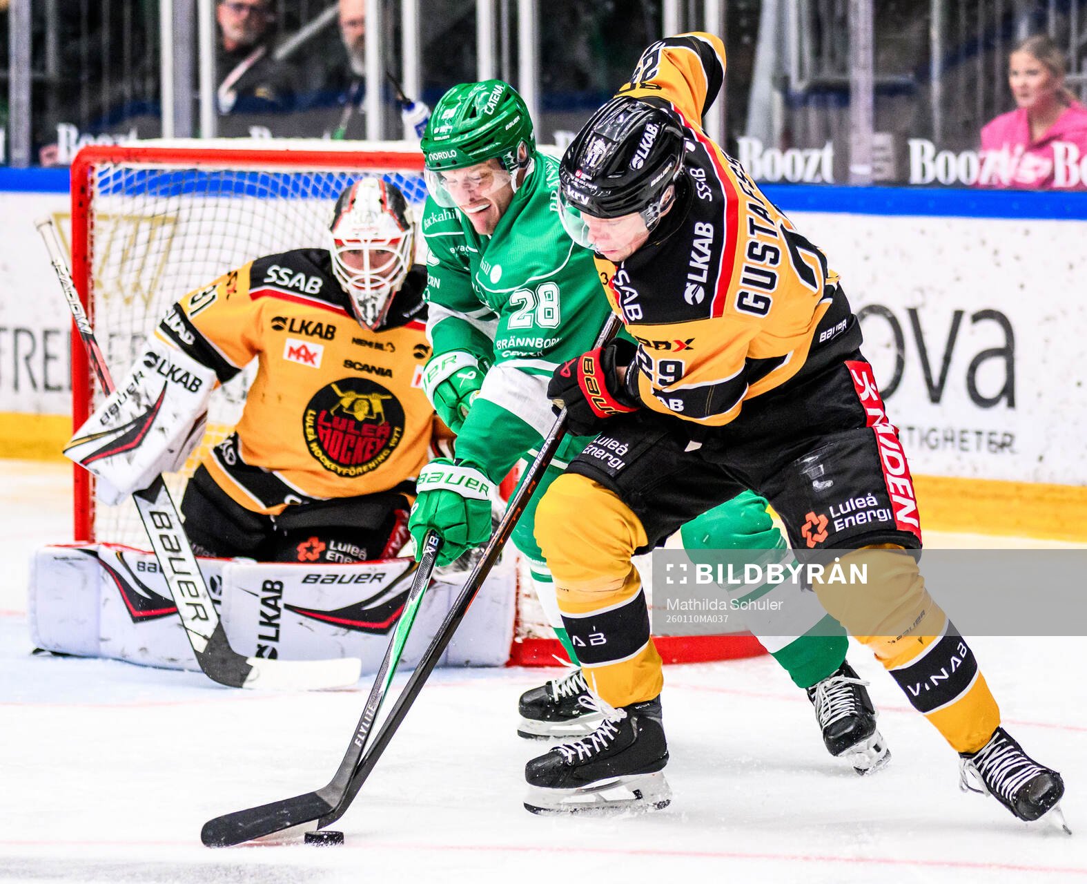 Rögles Anton Bengtsson och Luleås Erik Gustafsson