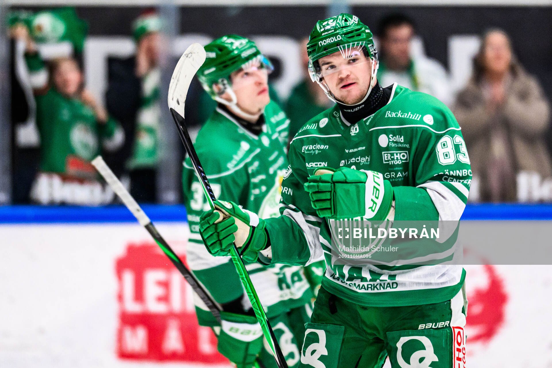 Rögles Karson Kuhlman jublar