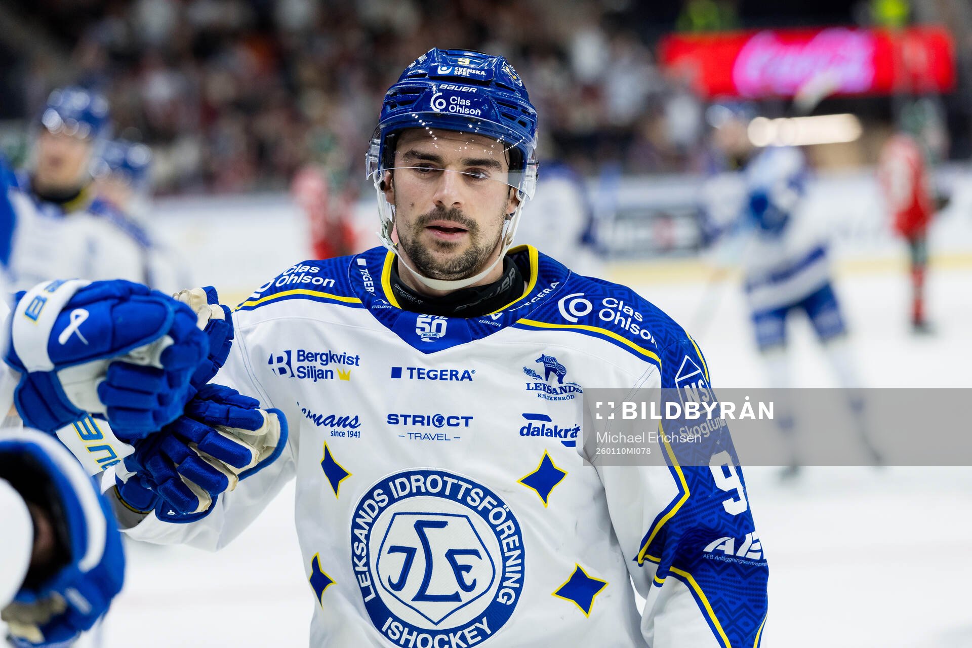 Leksands Gabriel Fortier jublar