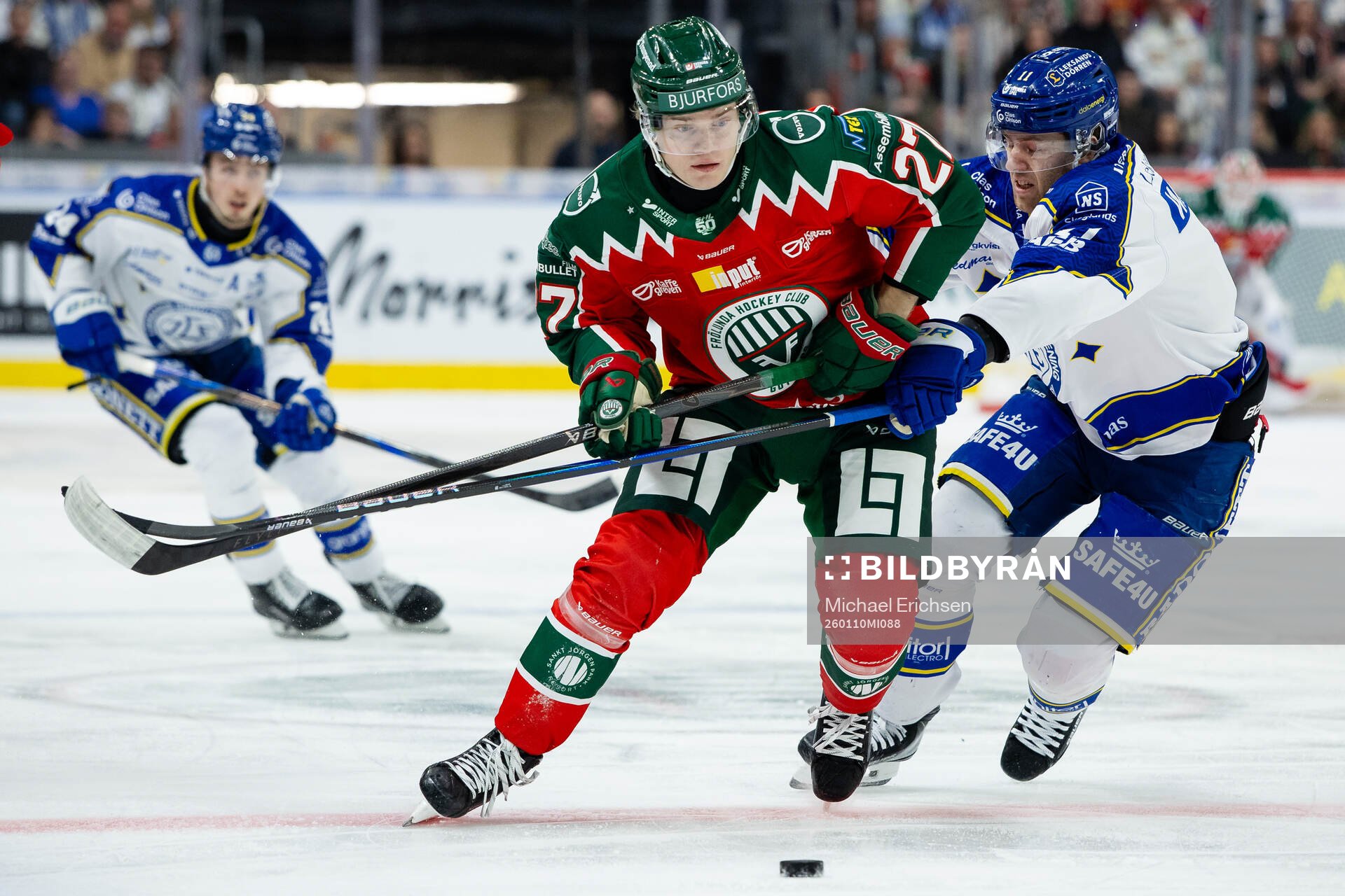 Frölundas Theodor Niederbach och Leksands Wiktor Nilsson