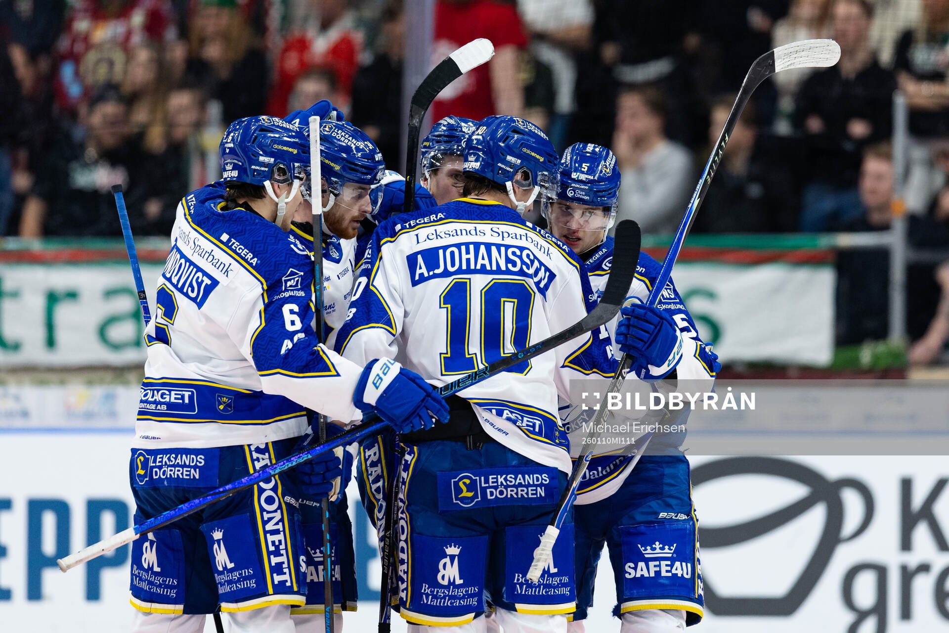 Leksands Andro Kaderli jublar