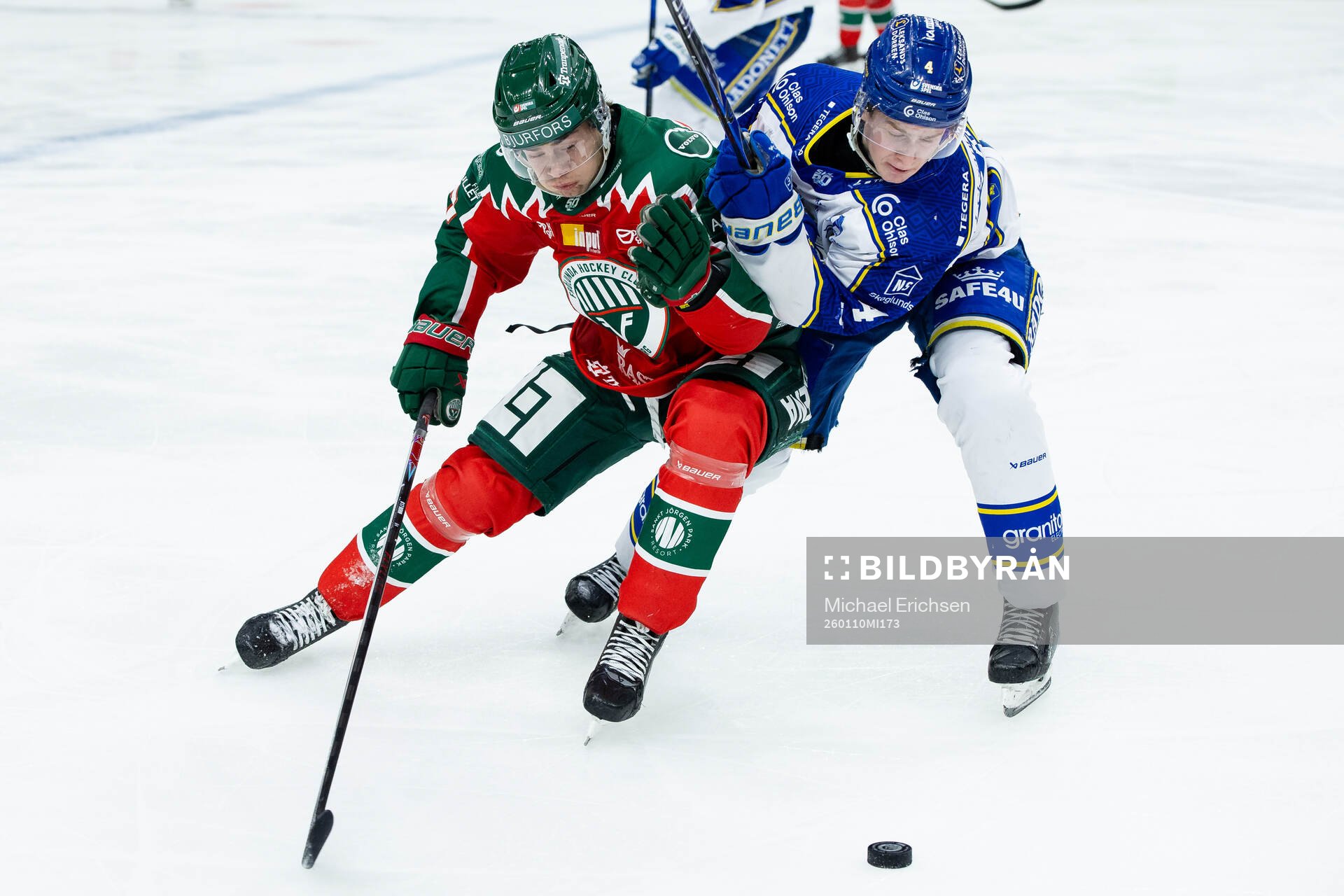 Frölundas Isac Born och Leksands Tinus Luc Koblar
