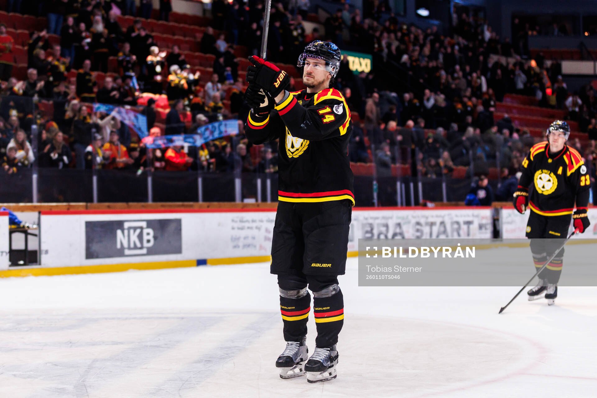 Brynäs Robert Hägg jublar