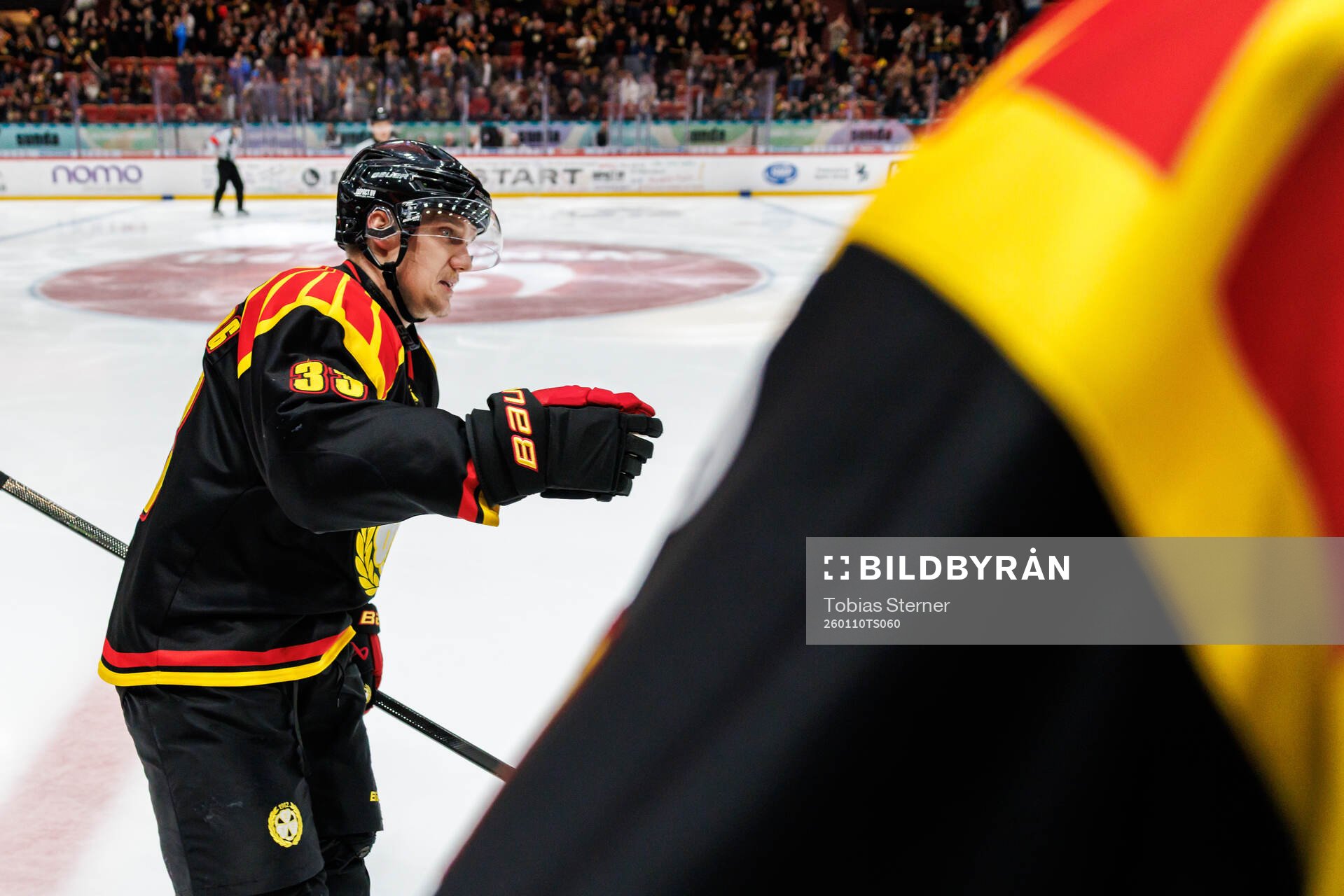 Brynäs Jakob Silfverberg jublar