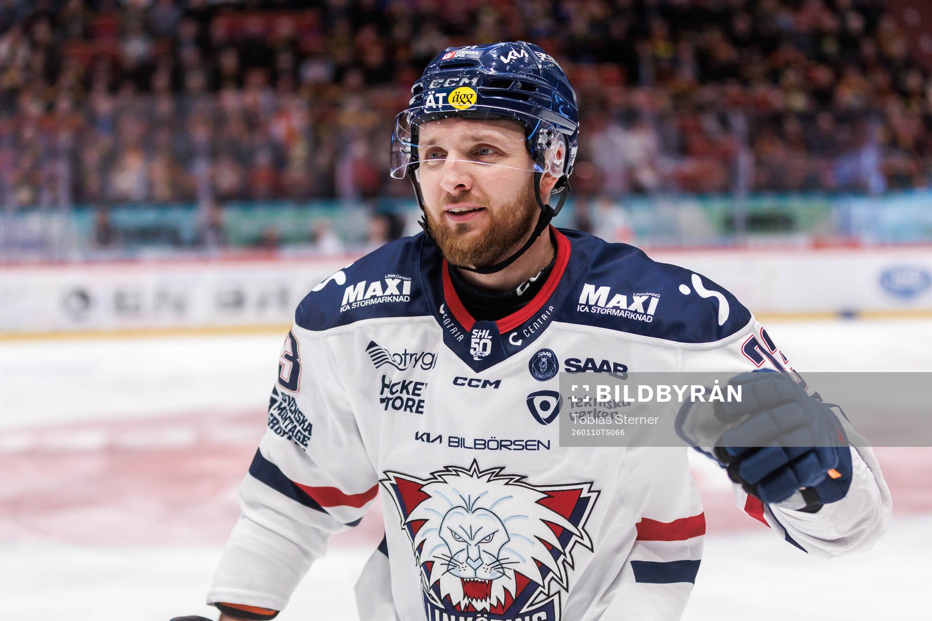 Linköpings Robin Kovacs jublar