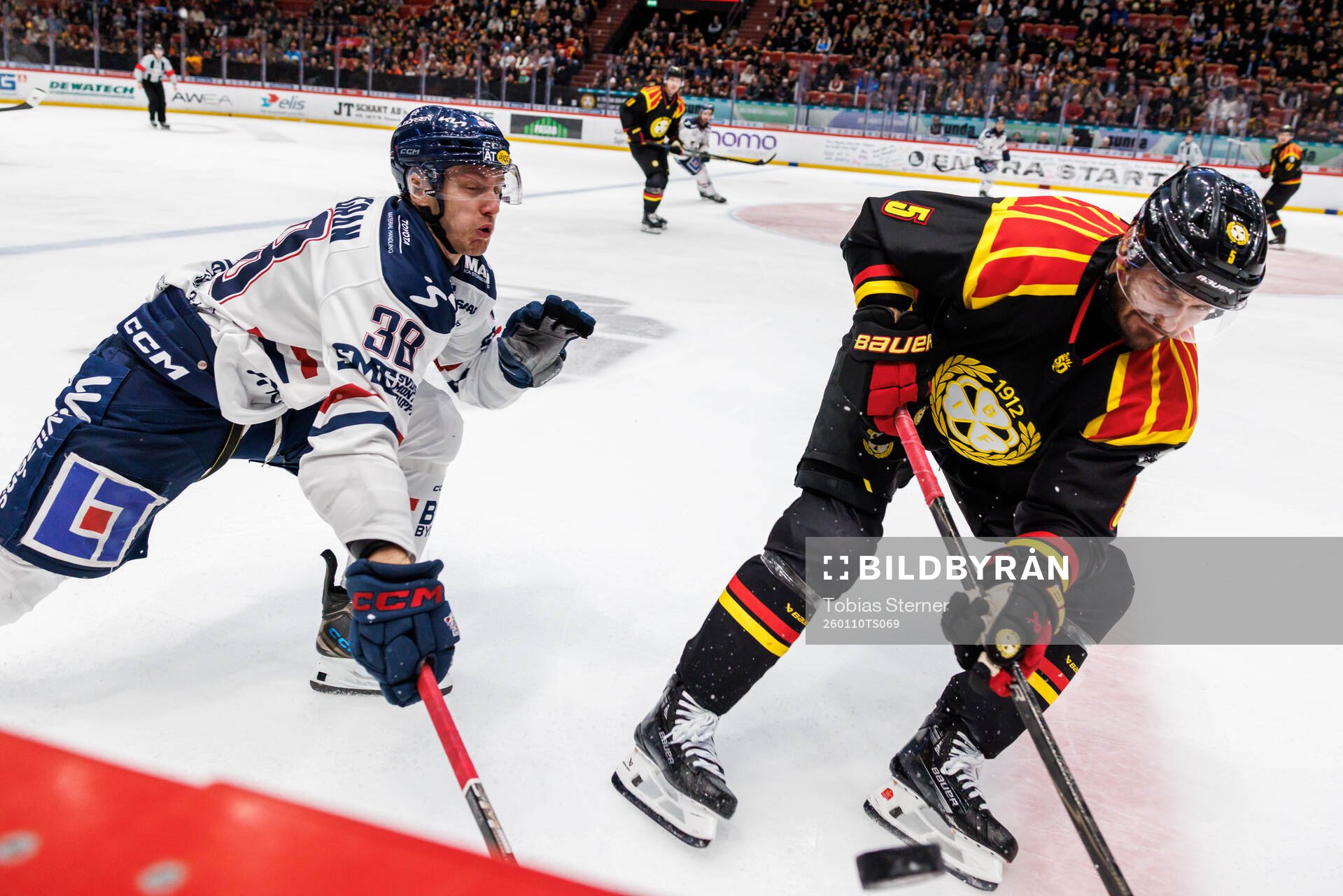 Linköpings Johan Södergran och Brynäs Michal Kempny