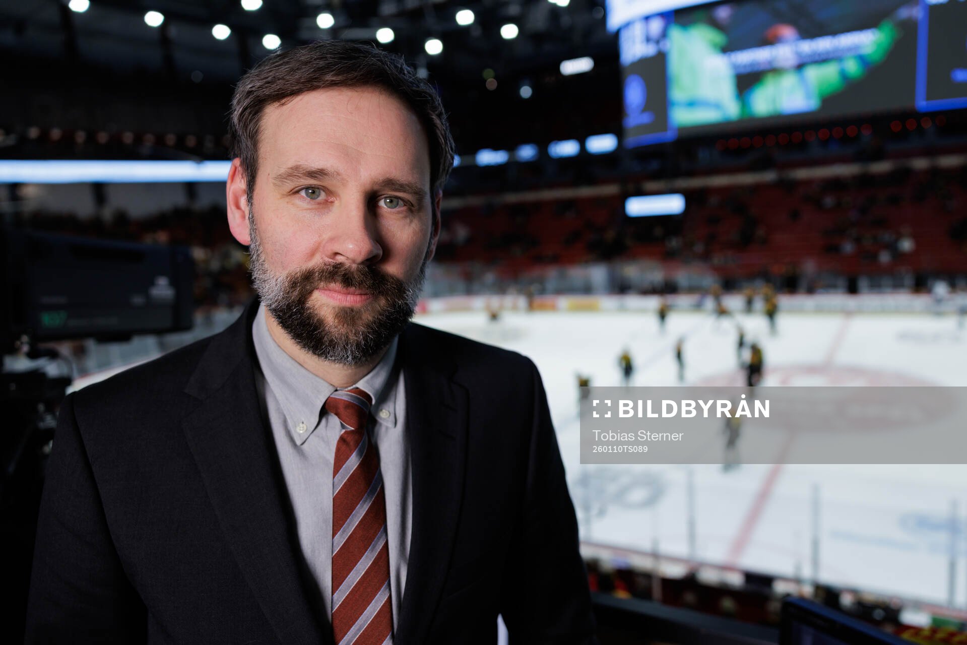 TV4s kommentator Tobias Ekberg