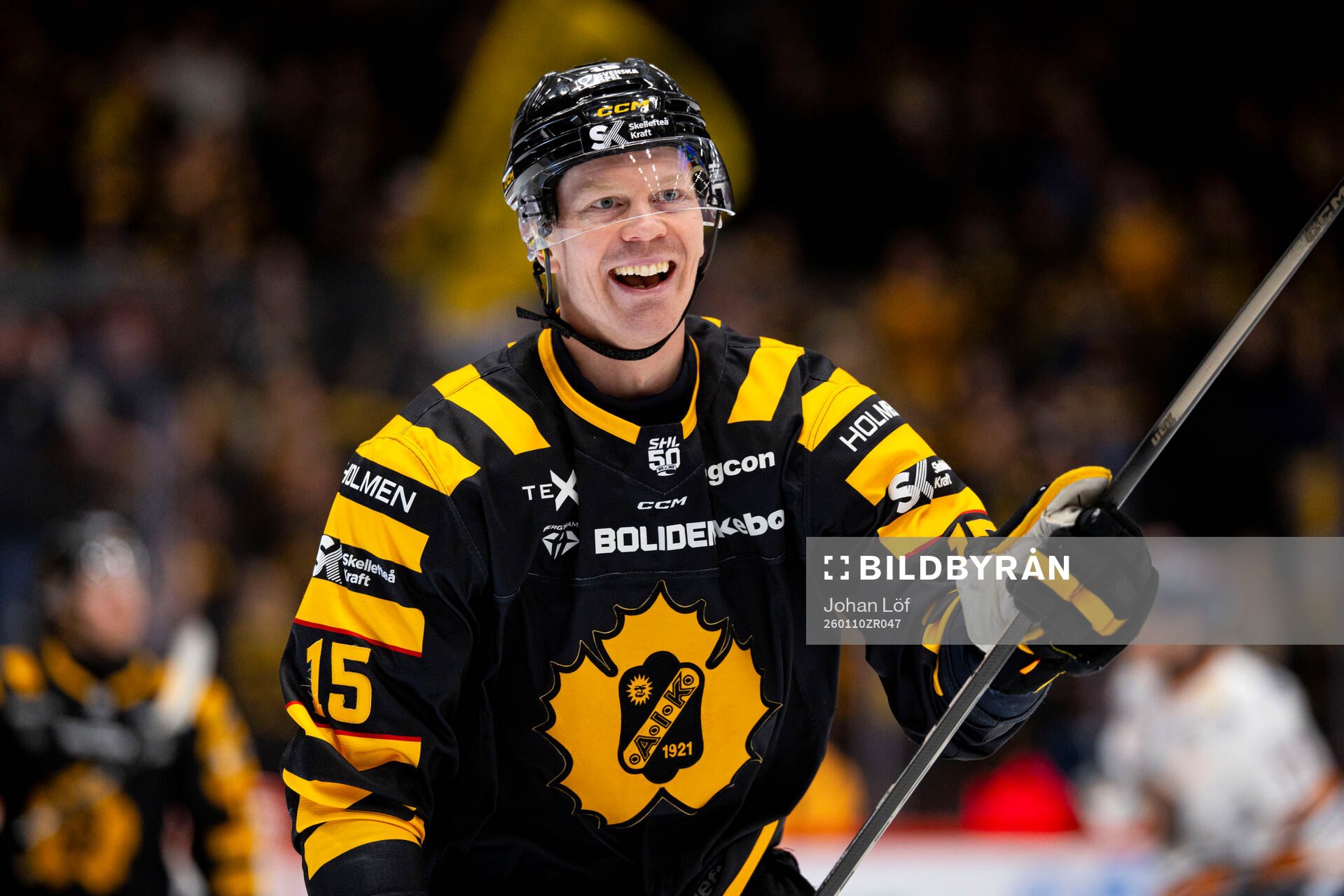 Skellefteås Lars Bryggman jublar