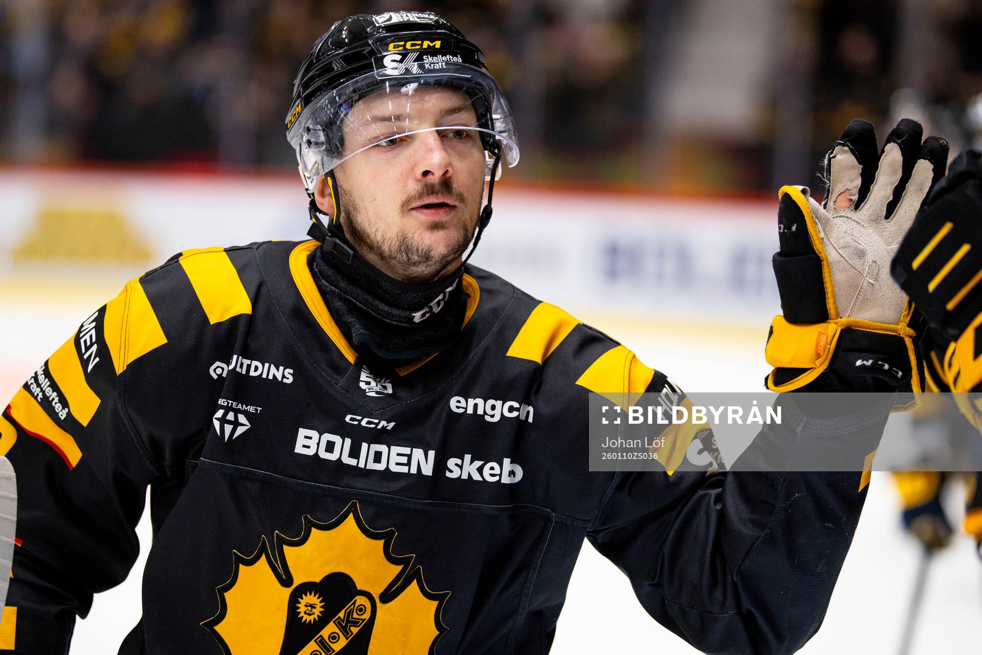 Skellefteås Oliver Okuliar jublar