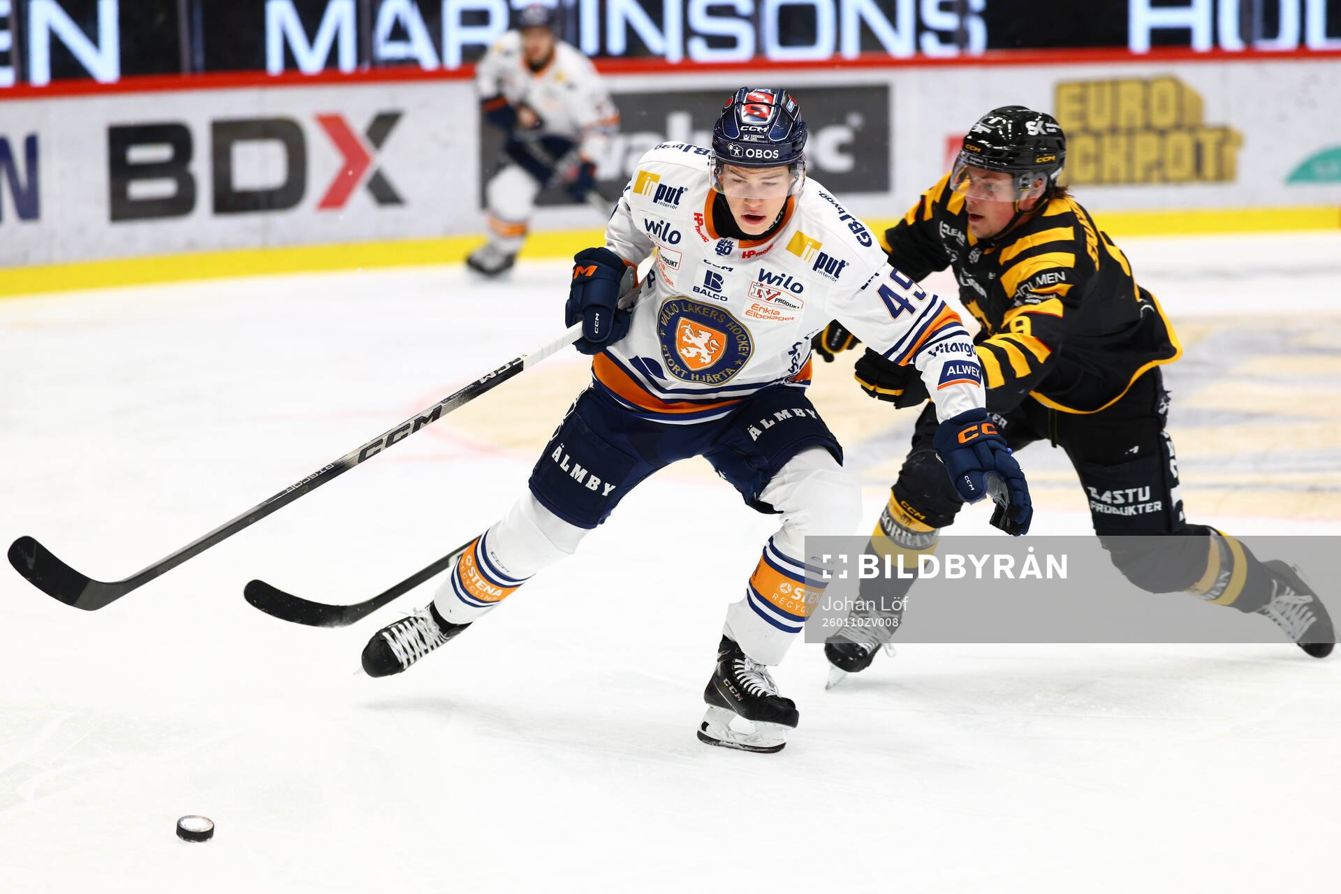 Växjös Leo Sahlin Wallenius och Skellefteås Victor